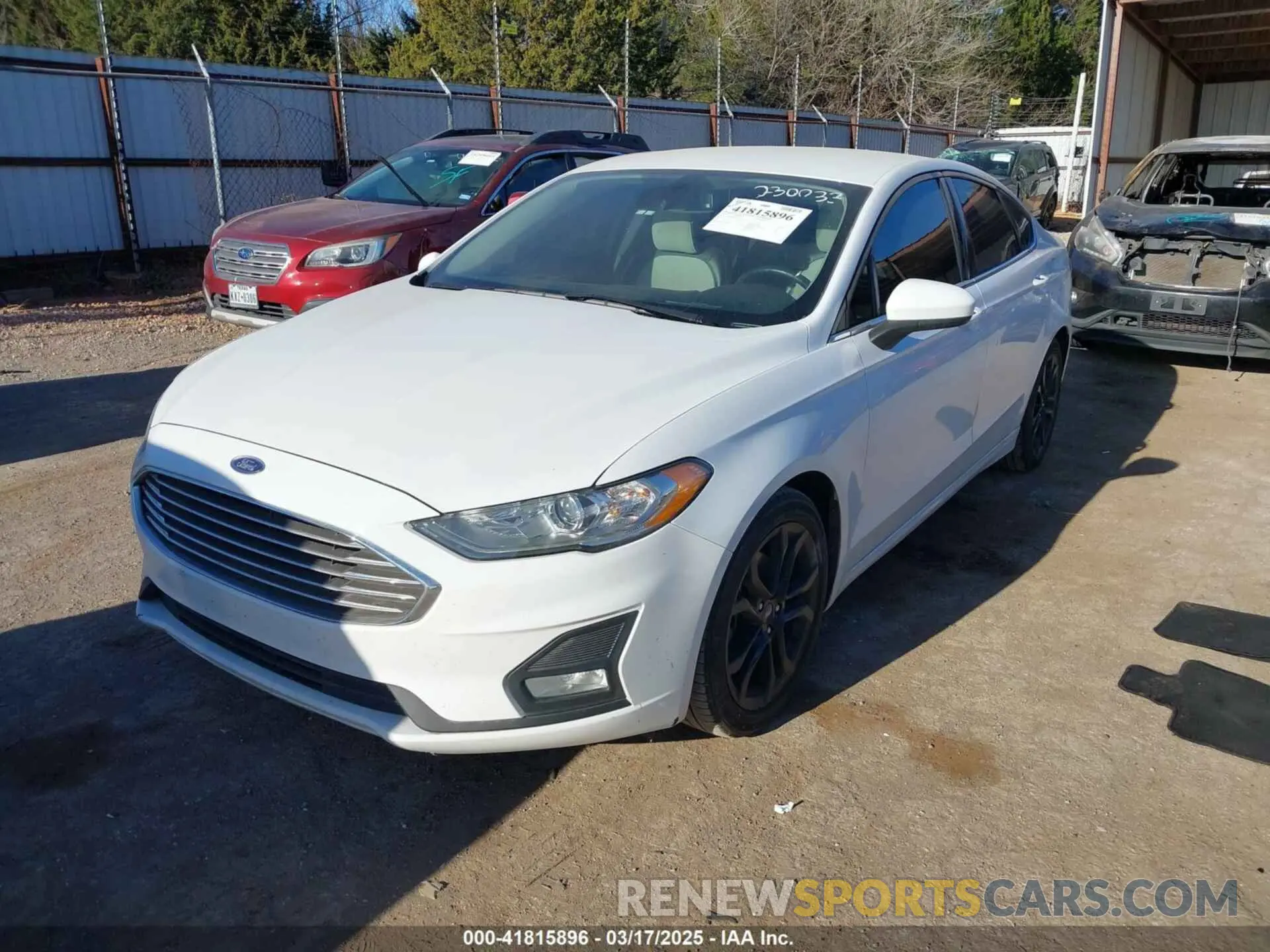 2 fotografías del automóvil dañado 3FA6P0HD2LR230033 FORD FUSION 2020