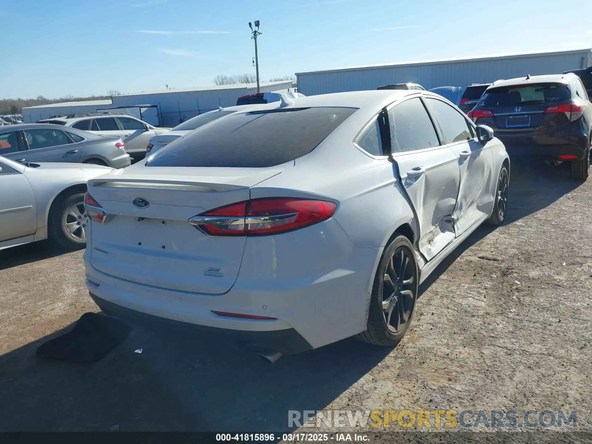 4 fotografías del automóvil dañado 3FA6P0HD2LR230033 FORD FUSION 2020