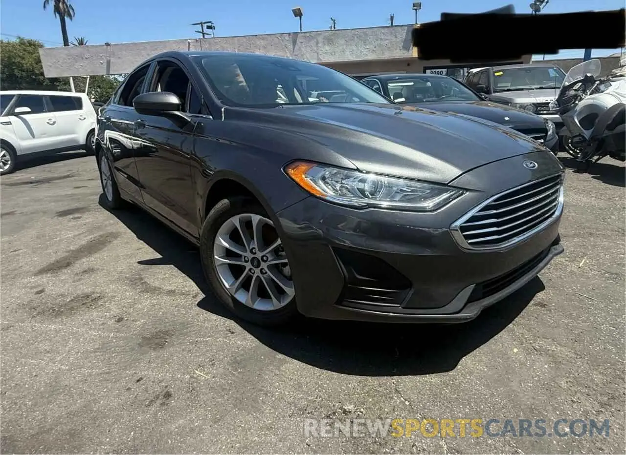 1 fotografías del automóvil dañado 3FA6P0HD2LR231621 FORD FUSION 2020