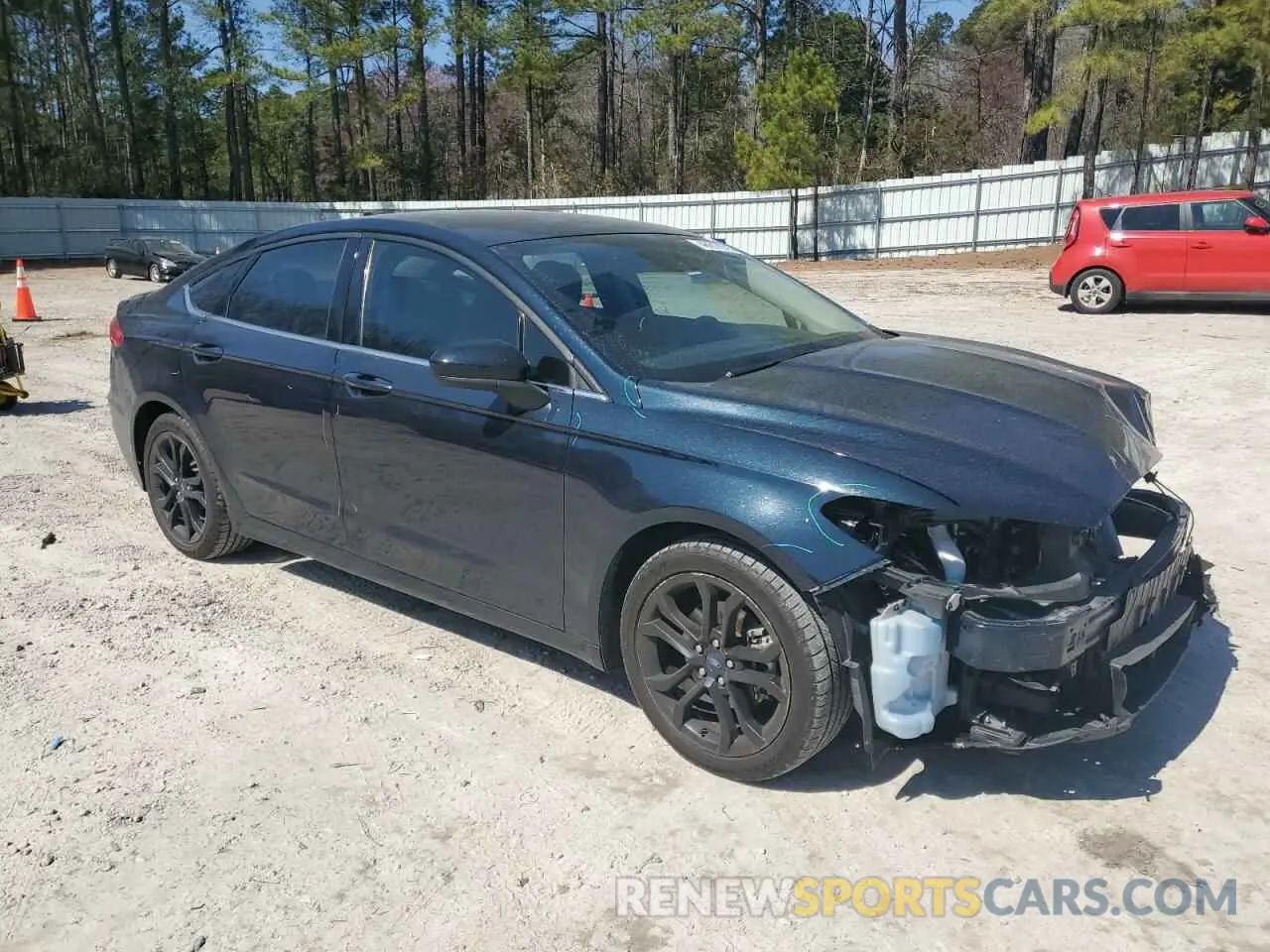 4 fotografías del automóvil dañado 3FA6P0HD2LR245938 FORD FUSION 2020