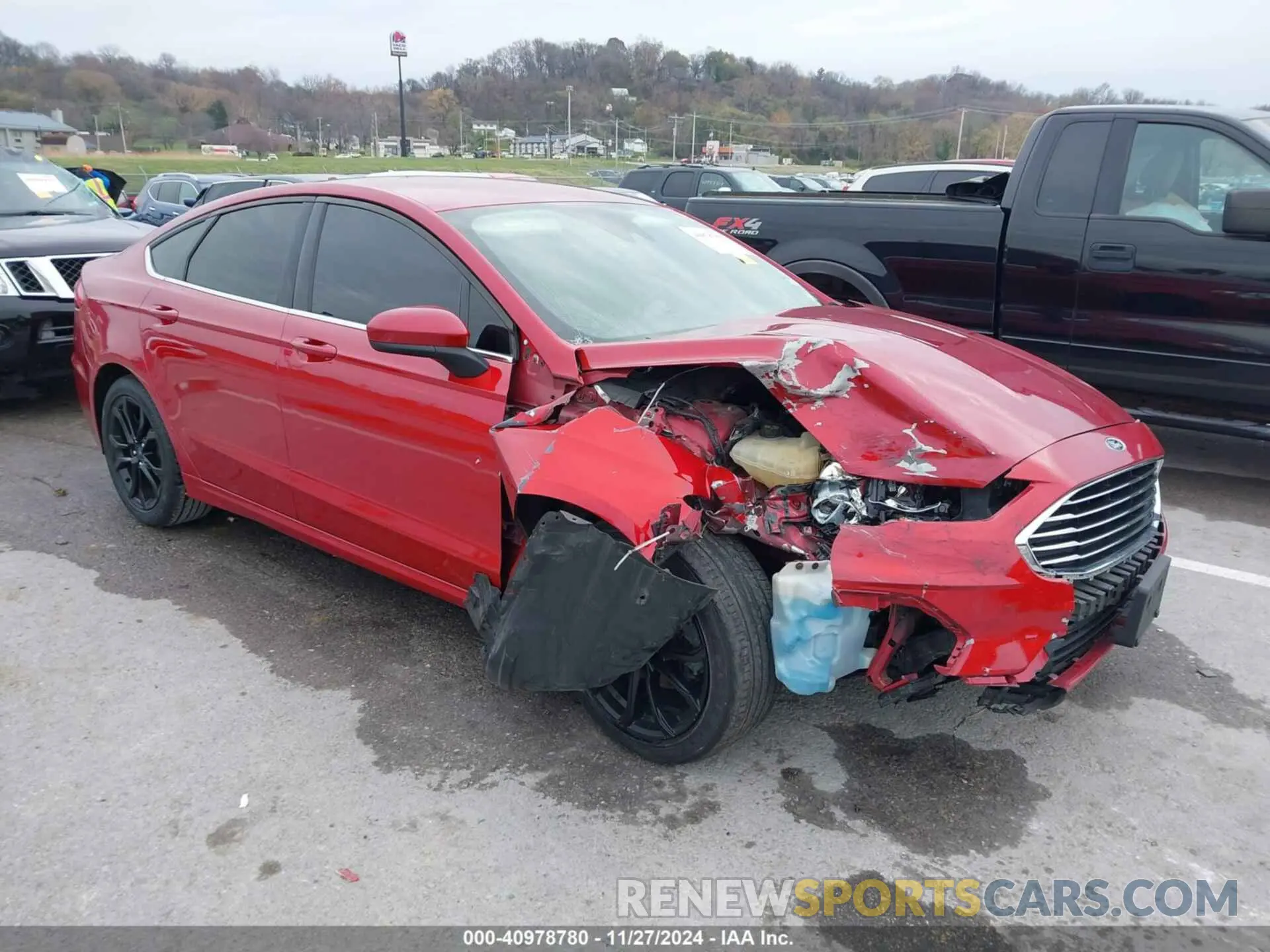 1 fotografías del automóvil dañado 3FA6P0HD2LR251447 FORD FUSION 2020