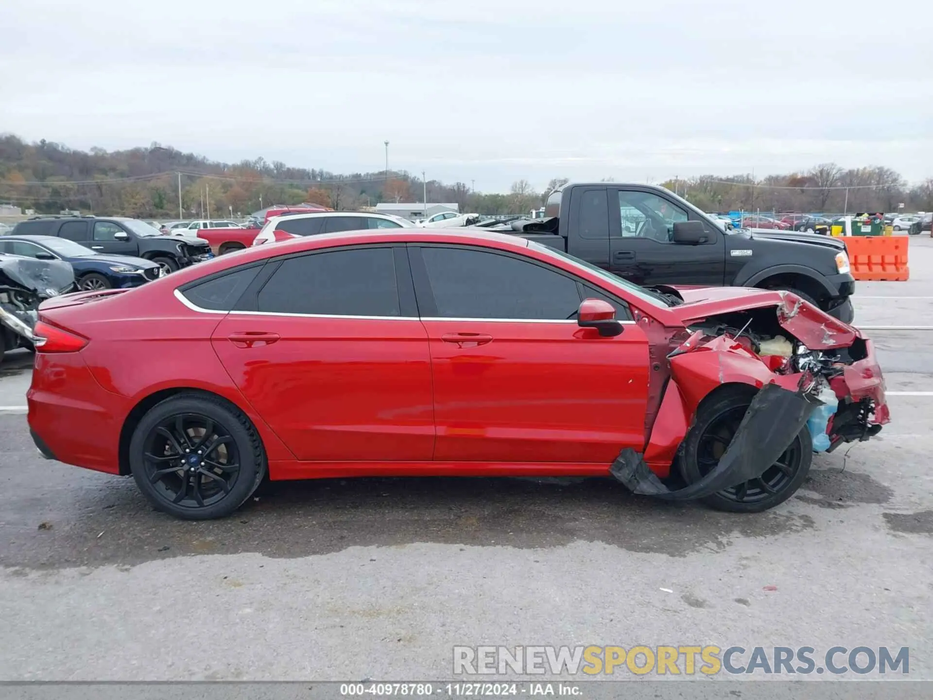 14 fotografías del automóvil dañado 3FA6P0HD2LR251447 FORD FUSION 2020
