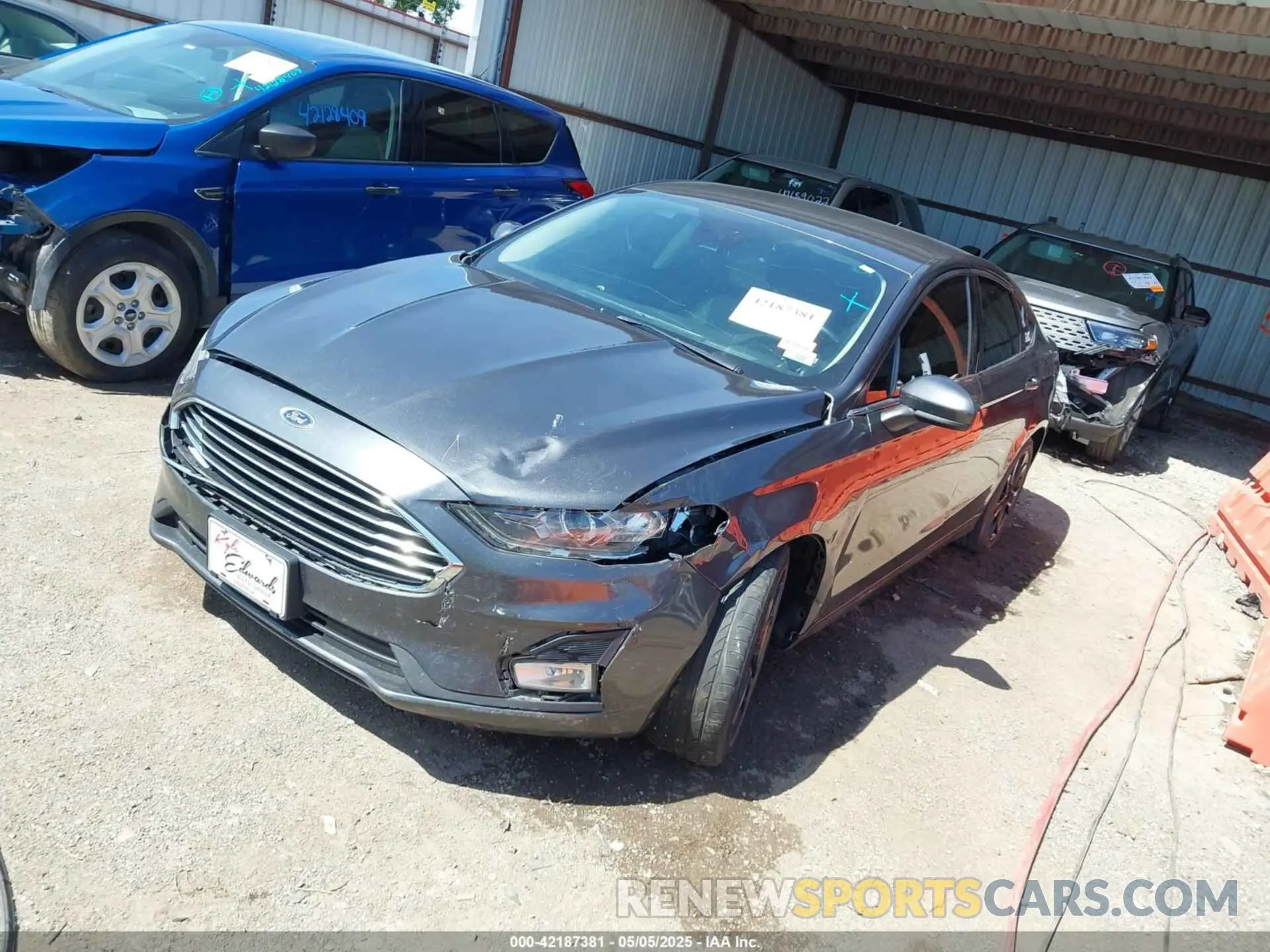 2 fotografías del automóvil dañado 3FA6P0HD2LR256809 FORD FUSION 2020