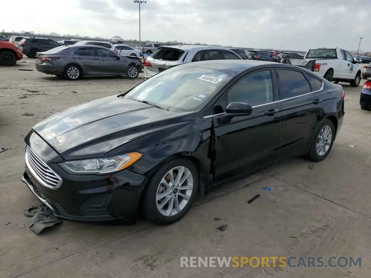 1 fotografías del automóvil dañado 3FA6P0HD2LR263579 FORD FUSION 2020