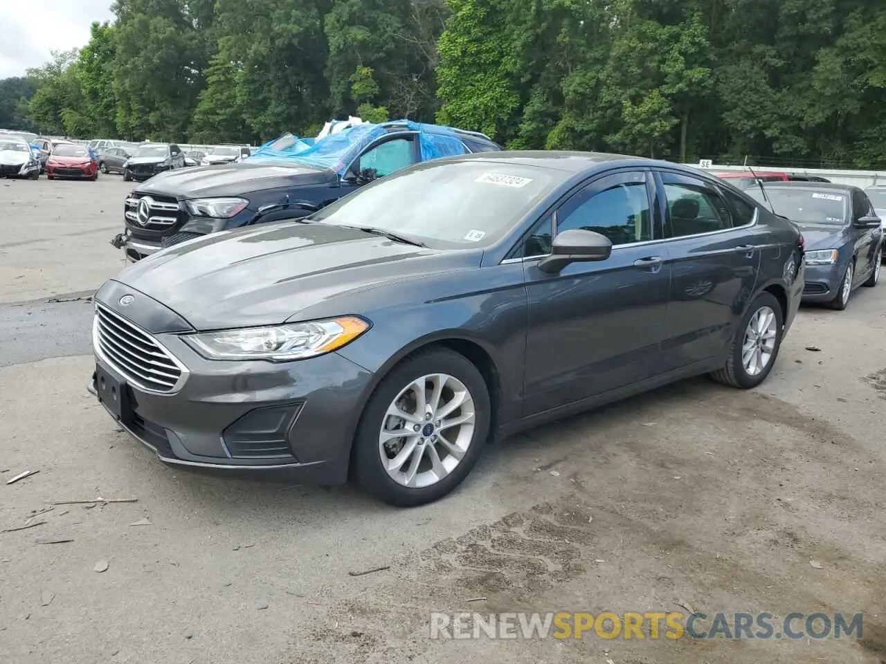 1 fotografías del automóvil dañado 3FA6P0HD3LR102335 FORD FUSION 2020