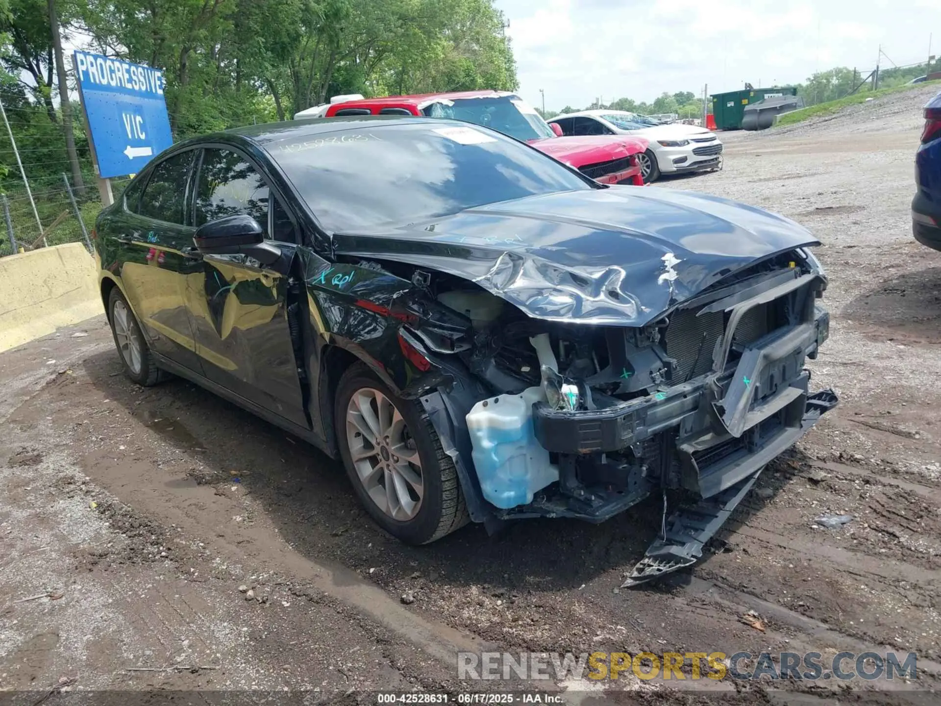 1 fotografías del automóvil dañado 3FA6P0HD3LR154127 FORD FUSION 2020