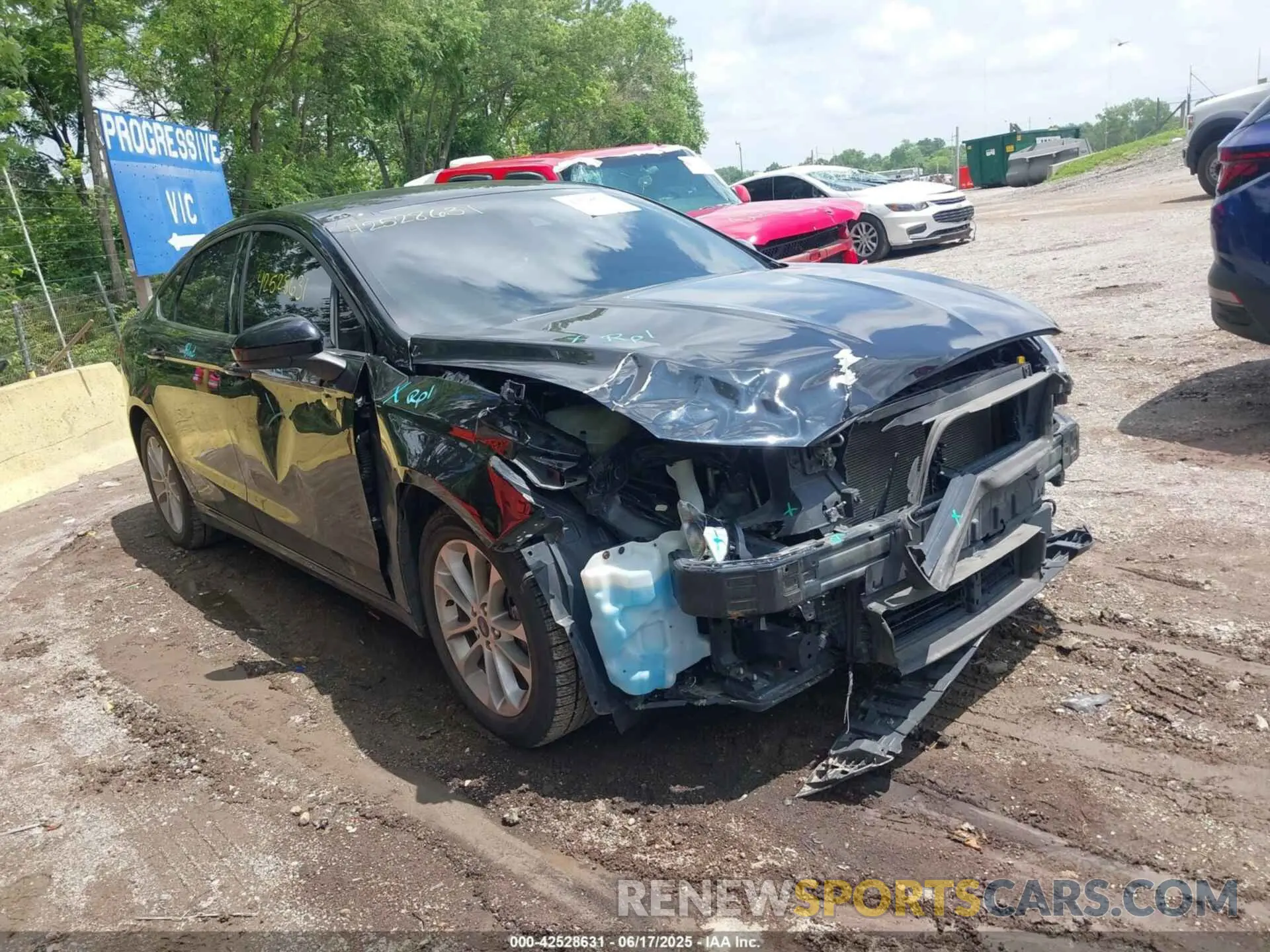 6 fotografías del automóvil dañado 3FA6P0HD3LR154127 FORD FUSION 2020