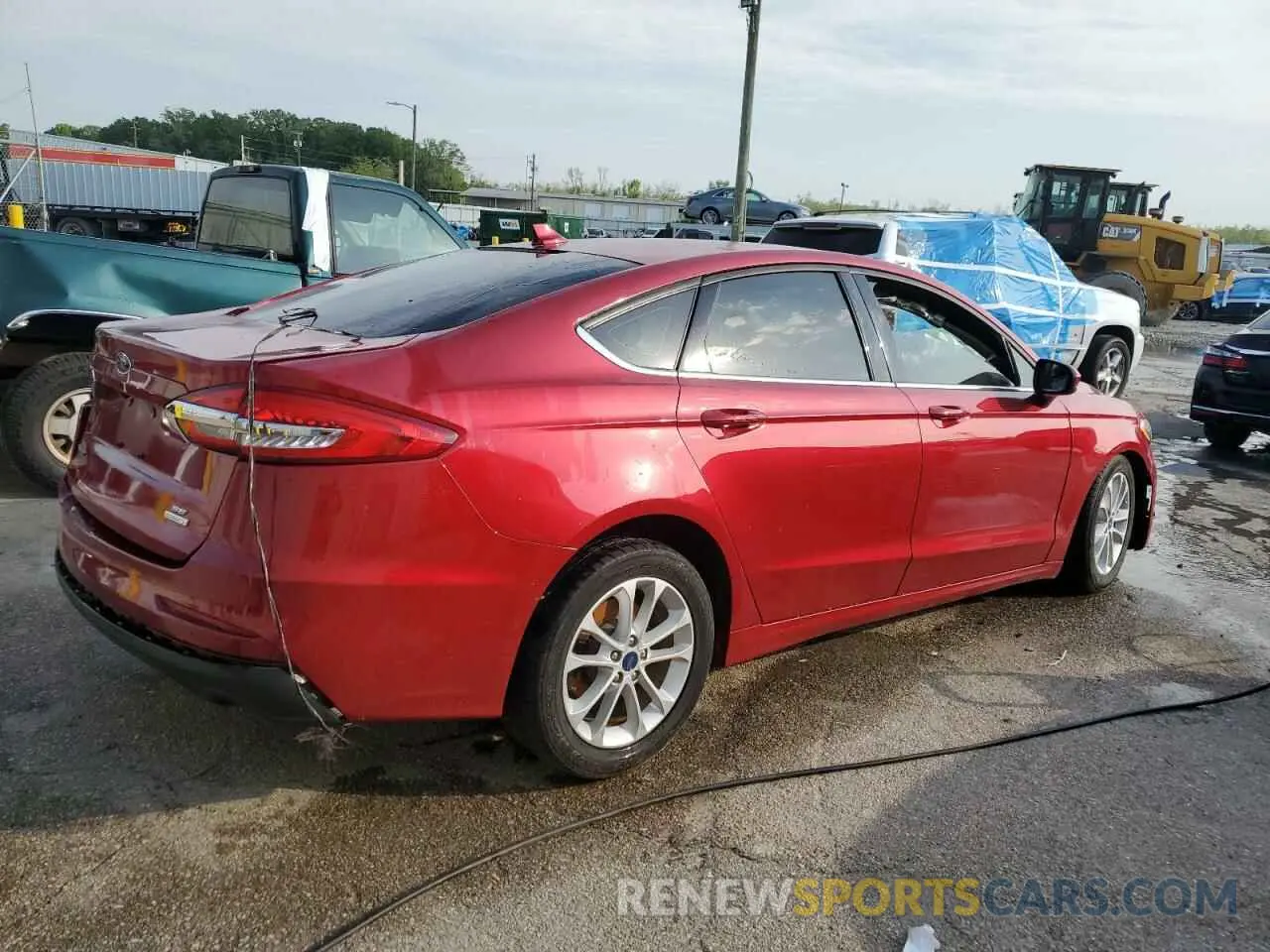 3 fotografías del automóvil dañado 3FA6P0HD3LR159988 FORD FUSION 2020