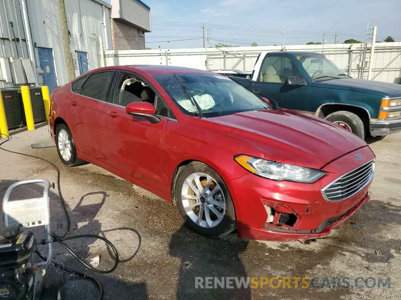 4 fotografías del automóvil dañado 3FA6P0HD3LR159988 FORD FUSION 2020