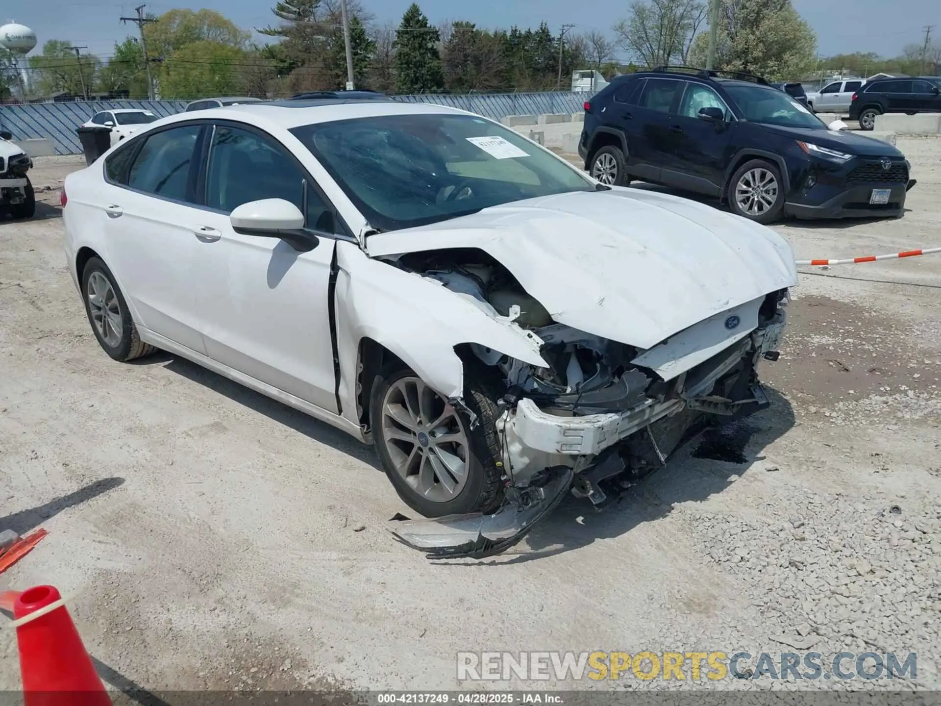 1 fotografías del automóvil dañado 3FA6P0HD3LR162034 FORD FUSION 2020