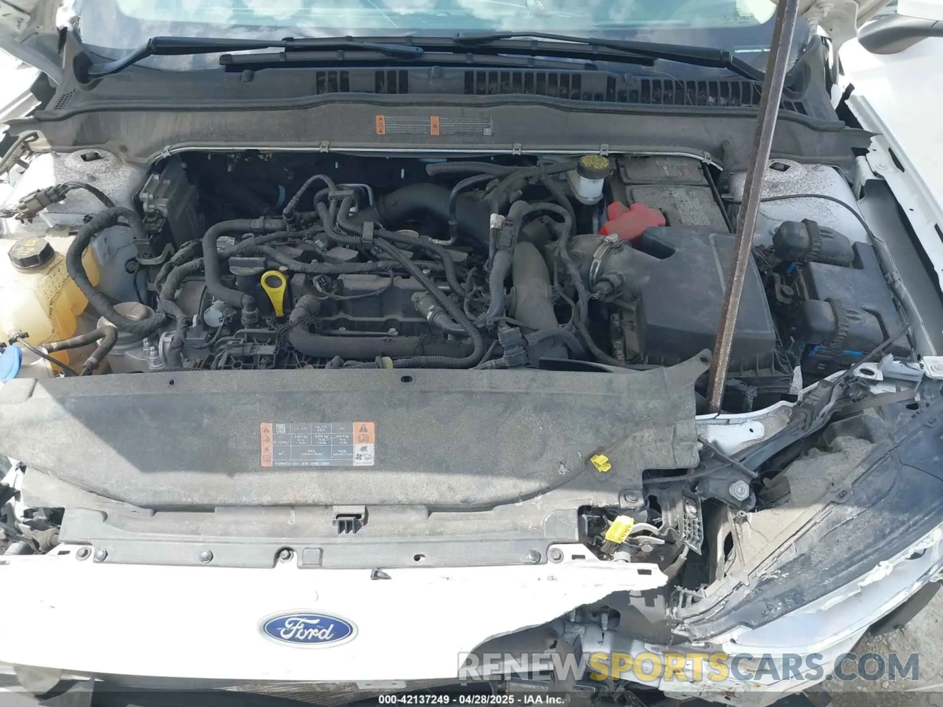 10 fotografías del automóvil dañado 3FA6P0HD3LR162034 FORD FUSION 2020