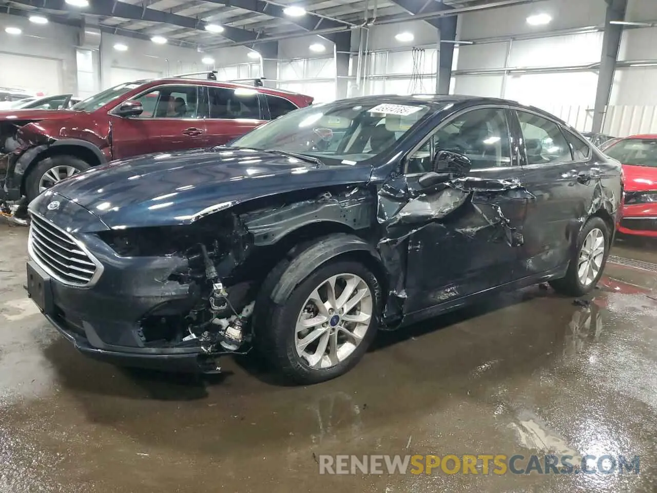 1 fotografías del automóvil dañado 3FA6P0HD3LR163135 FORD FUSION 2020