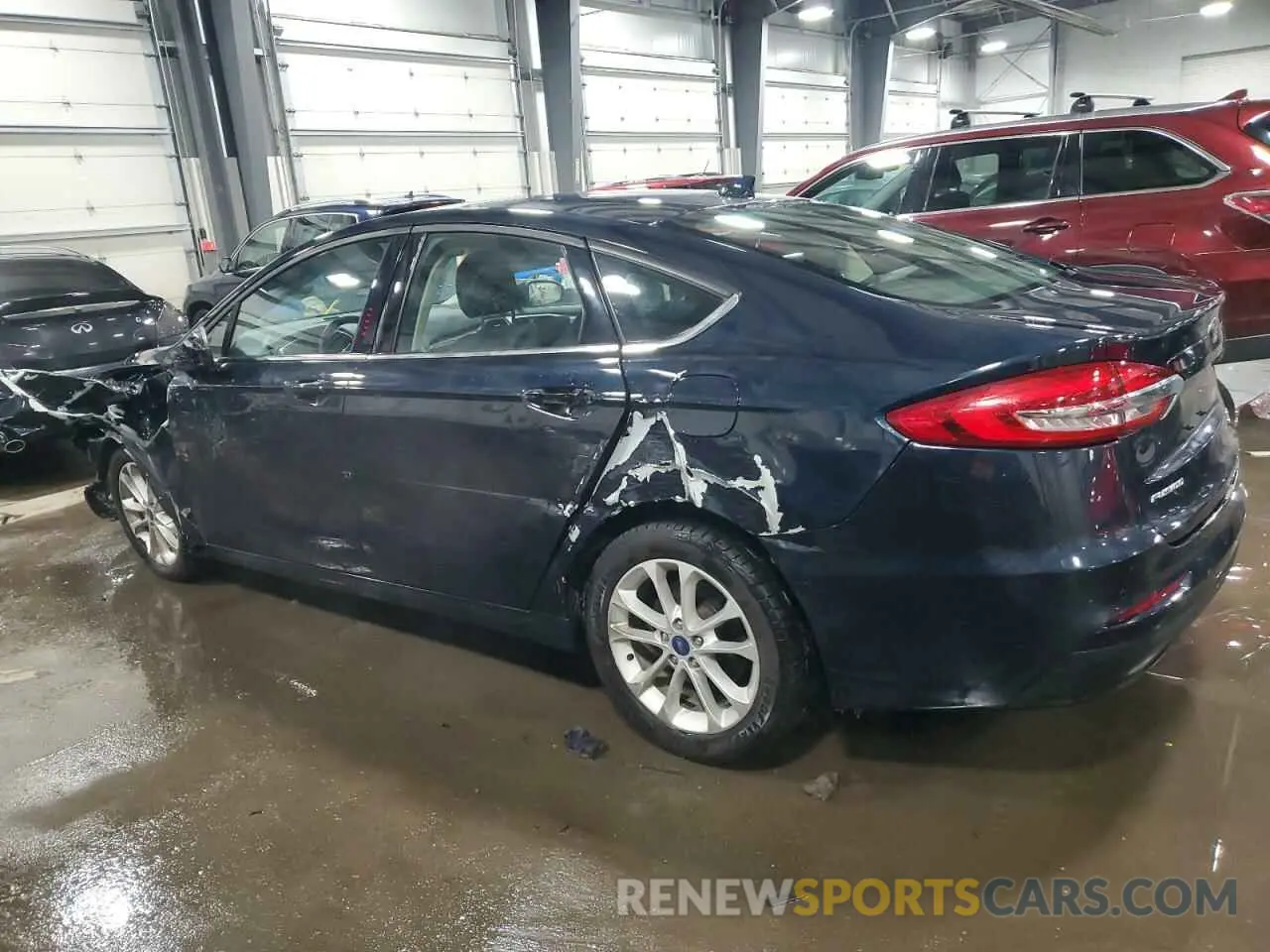 2 fotografías del automóvil dañado 3FA6P0HD3LR163135 FORD FUSION 2020