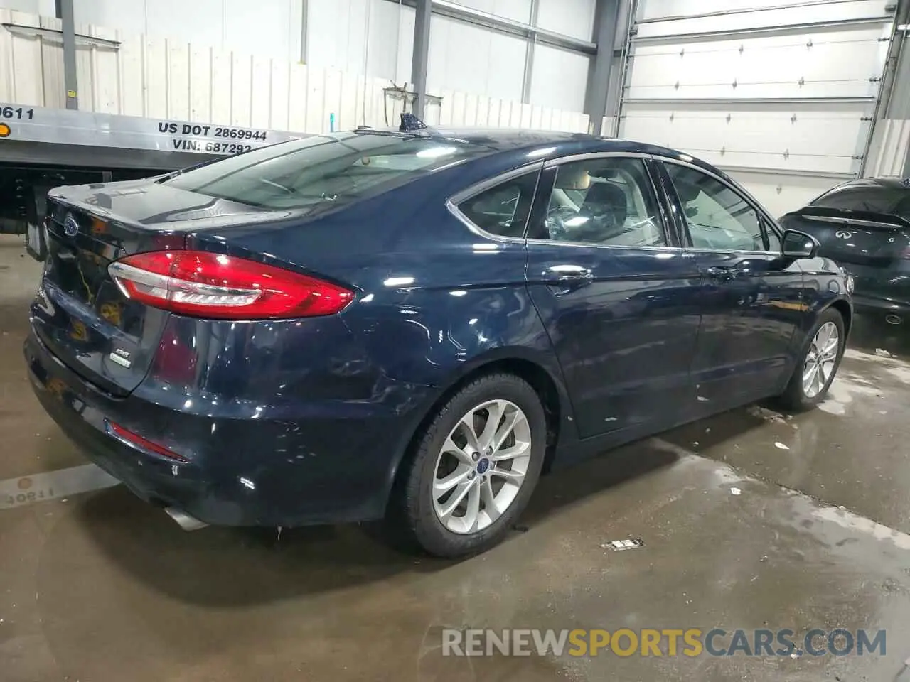 3 fotografías del automóvil dañado 3FA6P0HD3LR163135 FORD FUSION 2020
