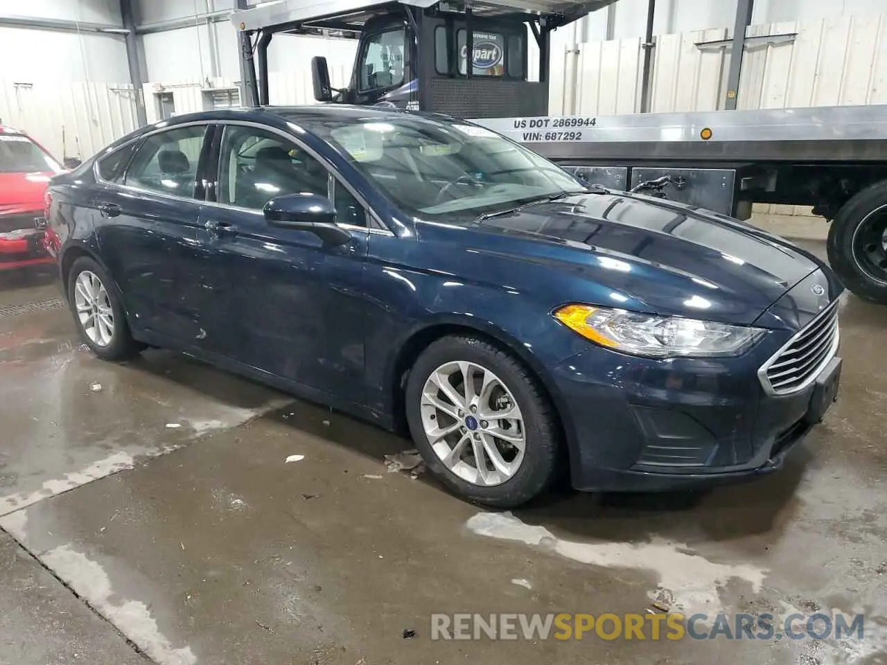 4 fotografías del automóvil dañado 3FA6P0HD3LR163135 FORD FUSION 2020
