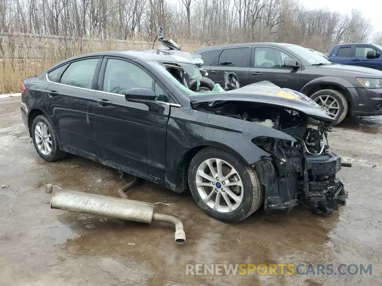 4 fotografías del automóvil dañado 3FA6P0HD3LR166861 FORD FUSION 2020