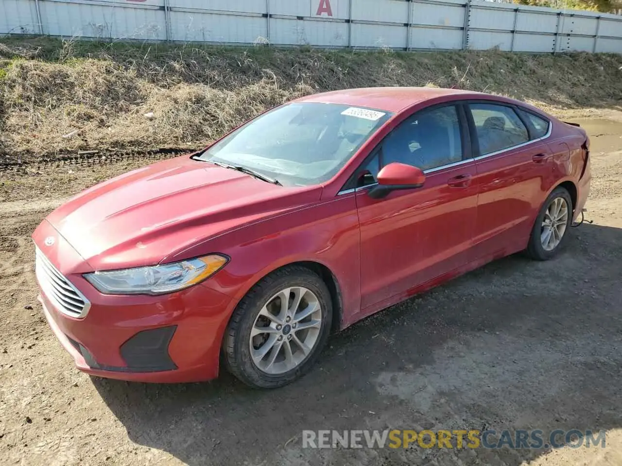 1 fotografías del automóvil dañado 3FA6P0HD3LR167475 FORD FUSION 2020