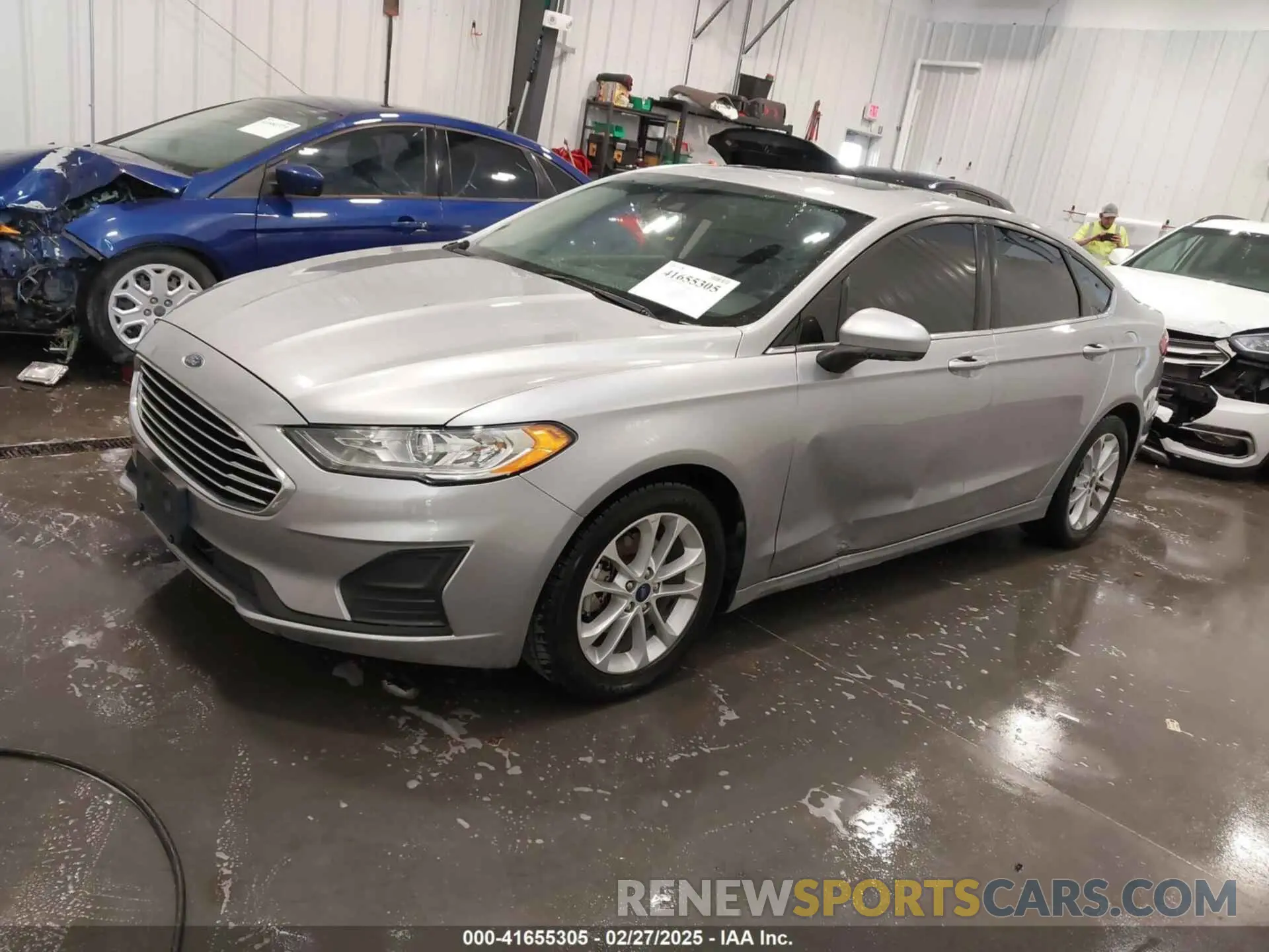 2 fotografías del automóvil dañado 3FA6P0HD3LR202029 FORD FUSION 2020