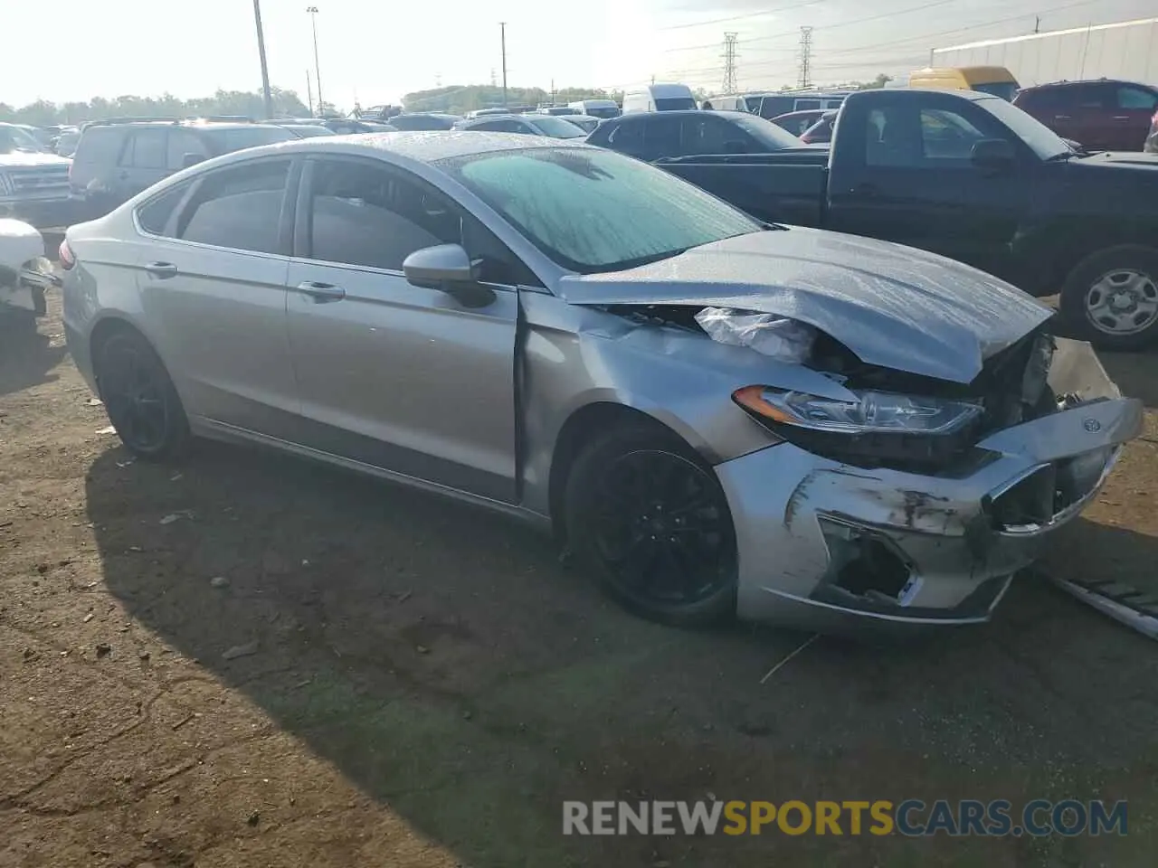 4 fotografías del automóvil dañado 3FA6P0HD4LR107933 FORD FUSION 2020