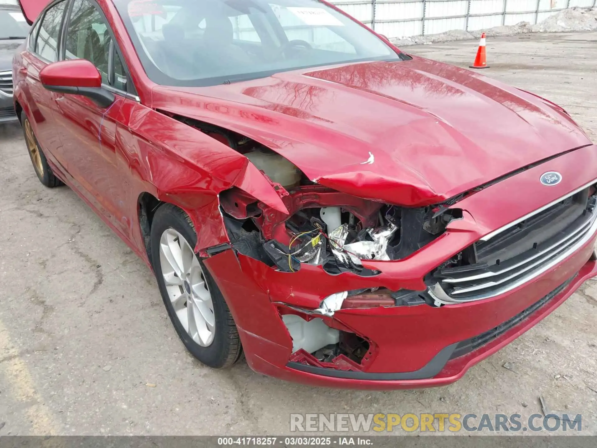 6 fotografías del automóvil dañado 3FA6P0HD4LR109679 FORD FUSION 2020