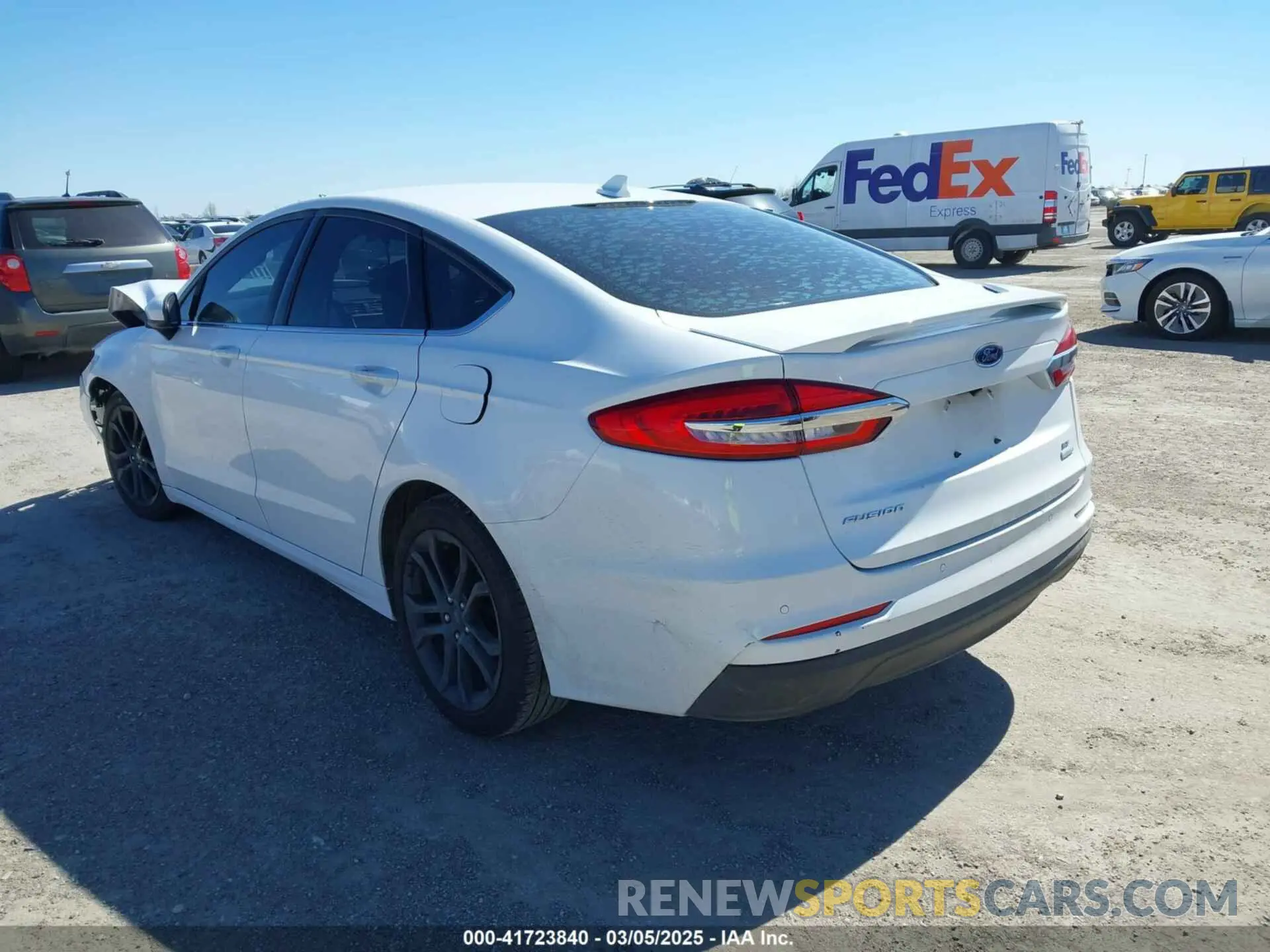 3 fotografías del automóvil dañado 3FA6P0HD4LR126174 FORD FUSION 2020