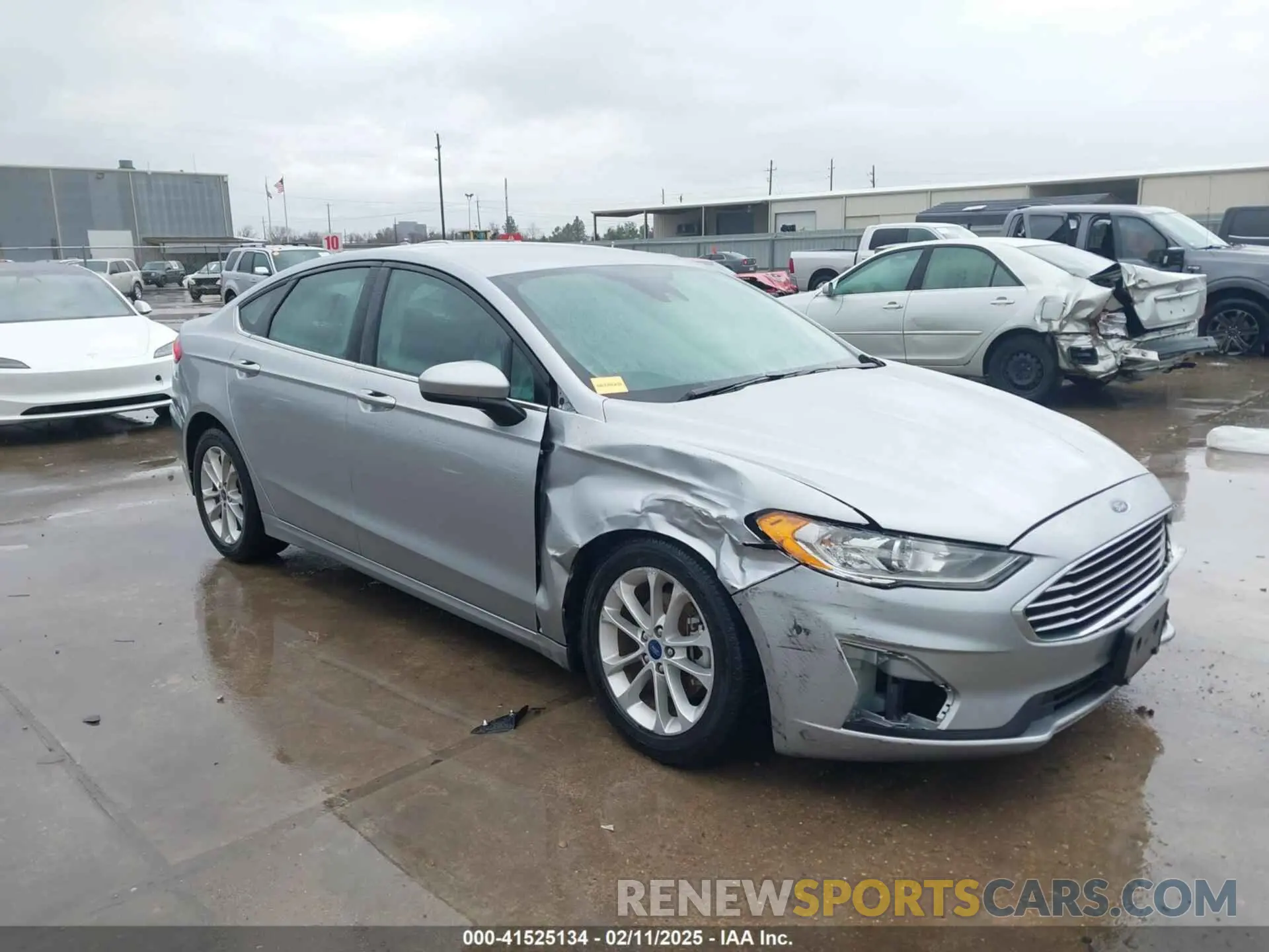 1 fotografías del automóvil dañado 3FA6P0HD4LR172233 FORD FUSION 2020