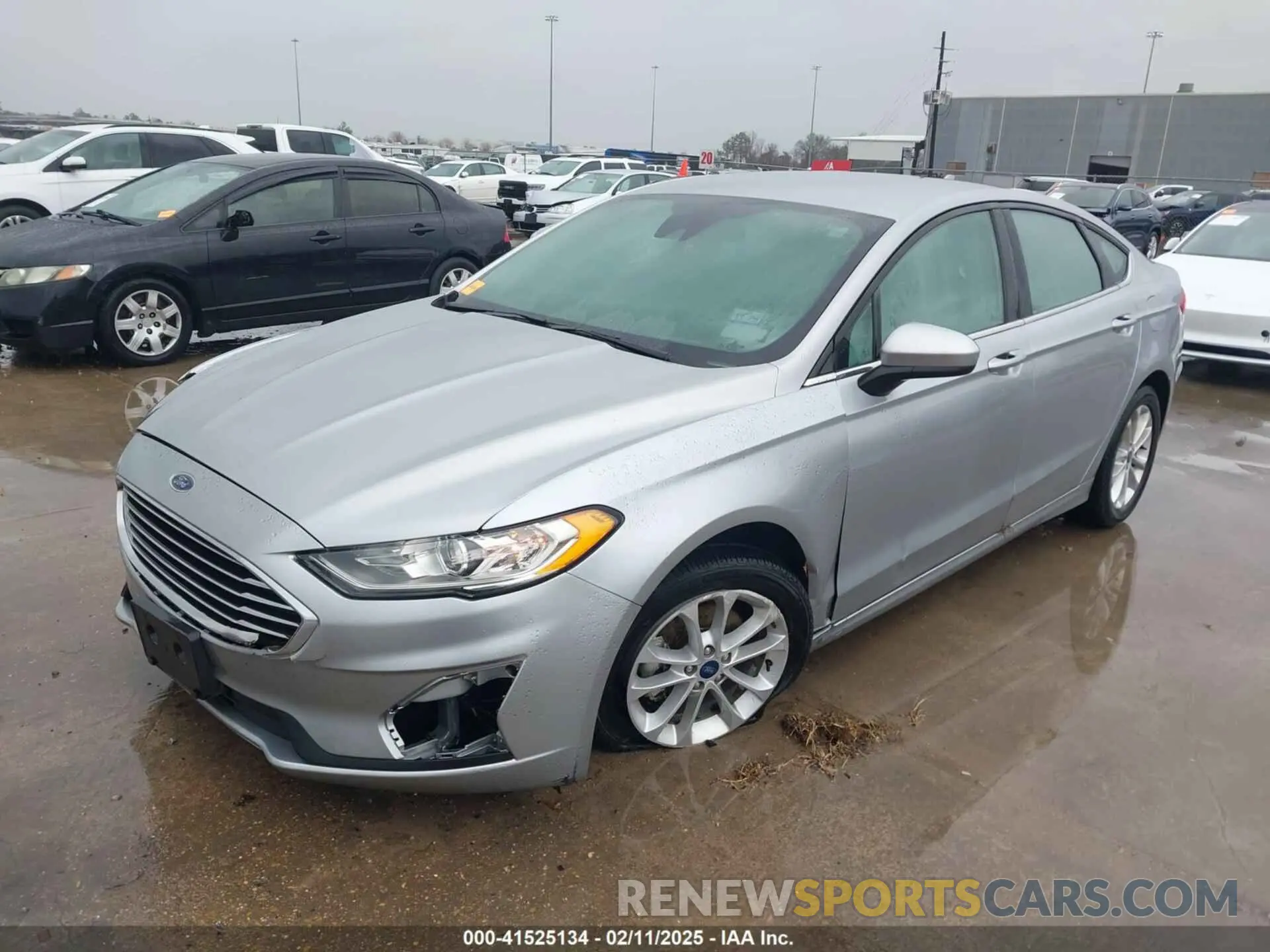2 fotografías del automóvil dañado 3FA6P0HD4LR172233 FORD FUSION 2020
