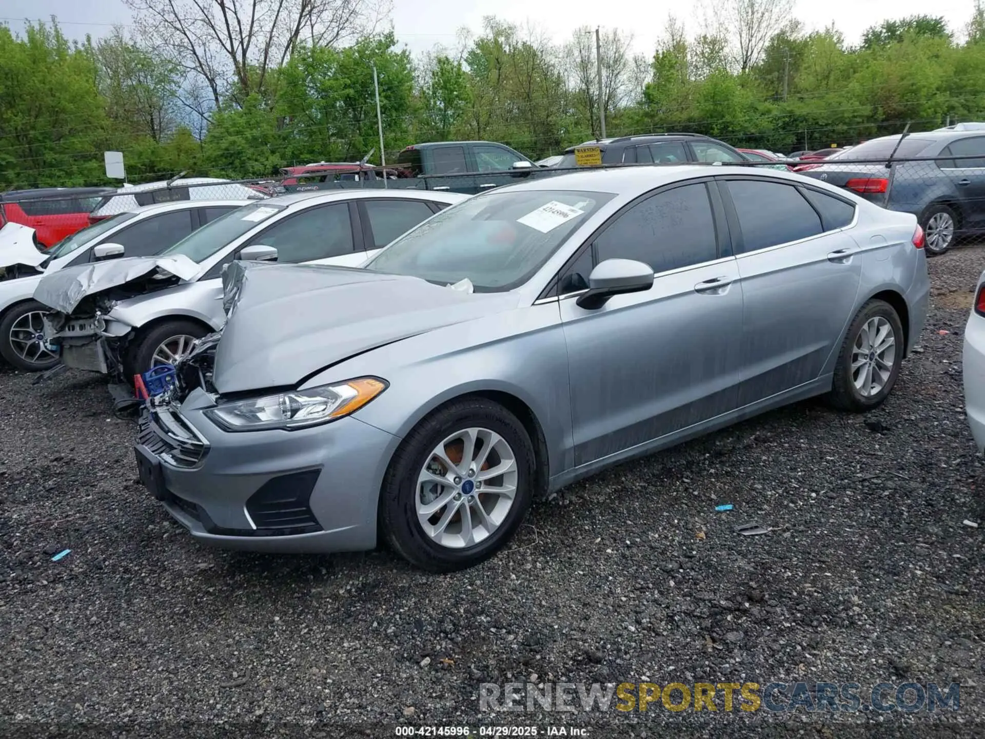 2 fotografías del automóvil dañado 3FA6P0HD4LR188366 FORD FUSION 2020