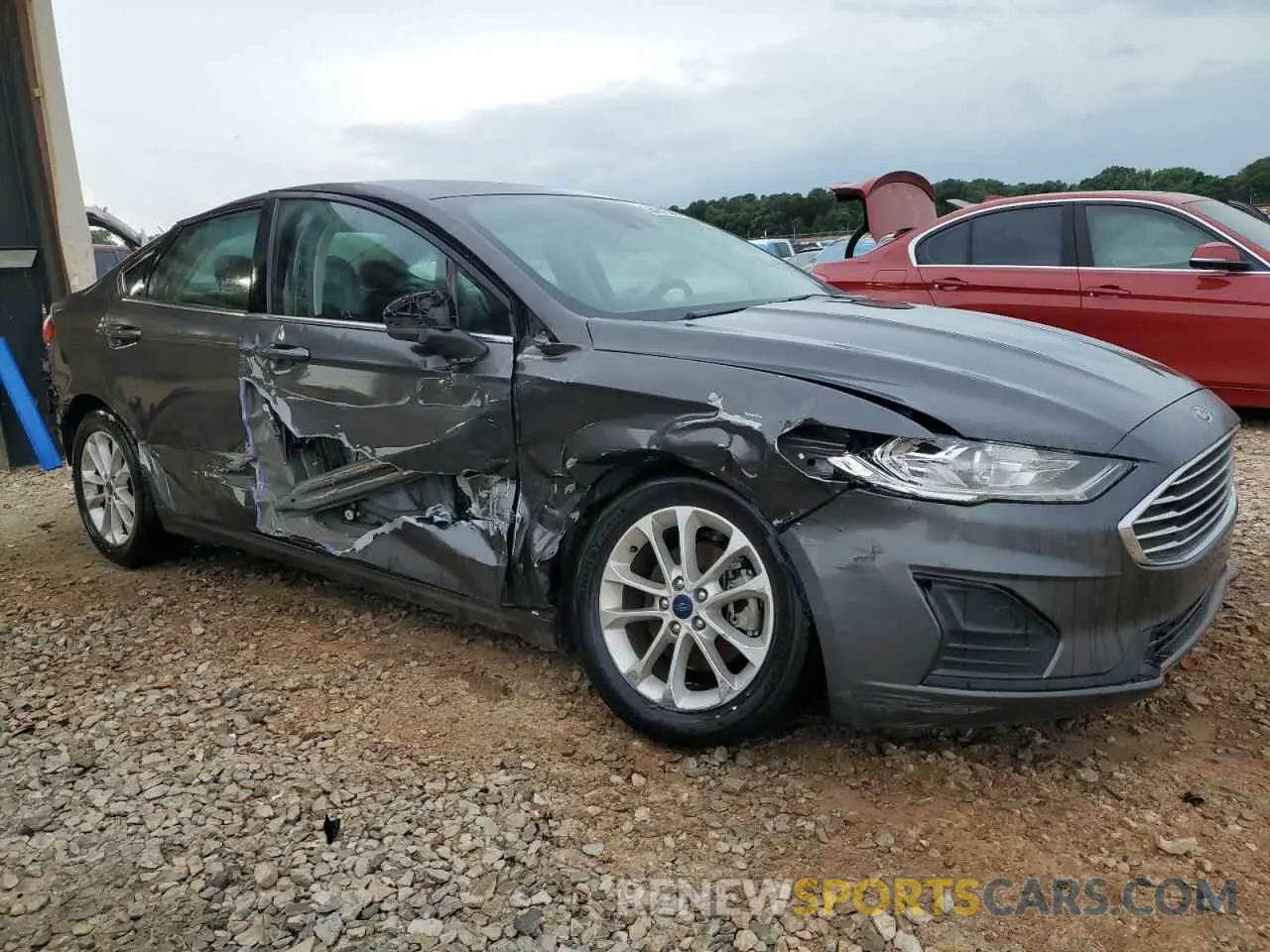 4 fotografías del automóvil dañado 3FA6P0HD4LR197438 FORD FUSION 2020