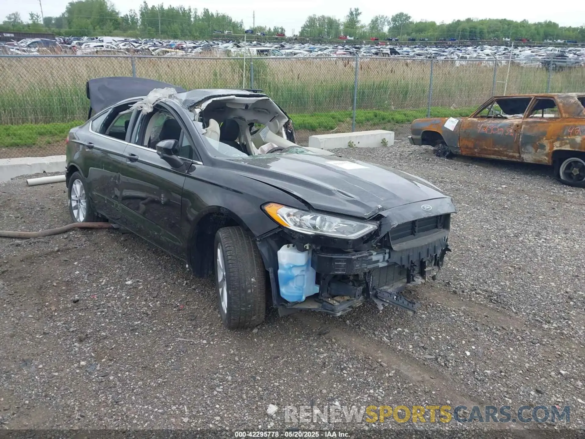 1 fotografías del automóvil dañado 3FA6P0HD4LR236240 FORD FUSION 2020