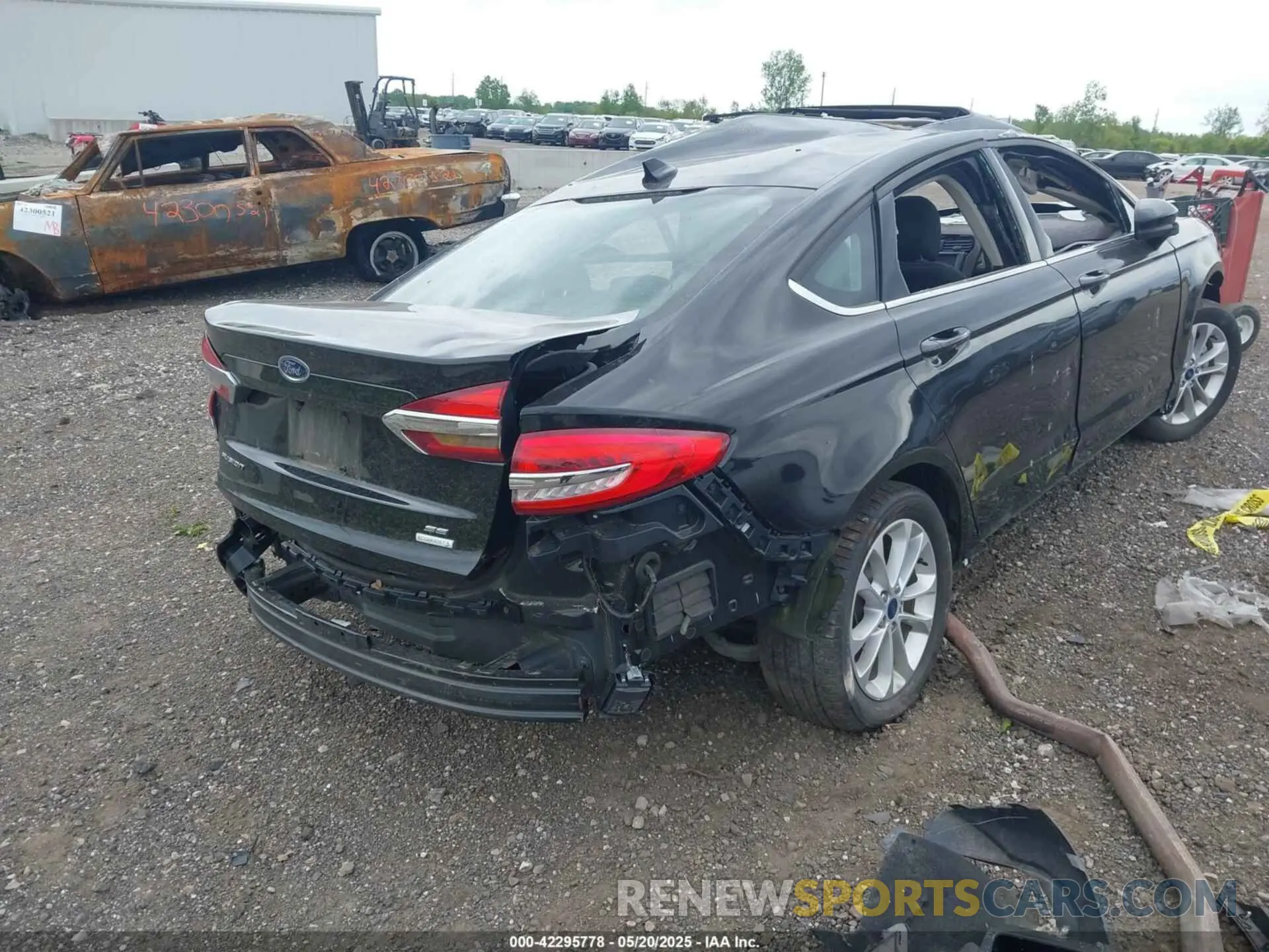 4 fotografías del automóvil dañado 3FA6P0HD4LR236240 FORD FUSION 2020