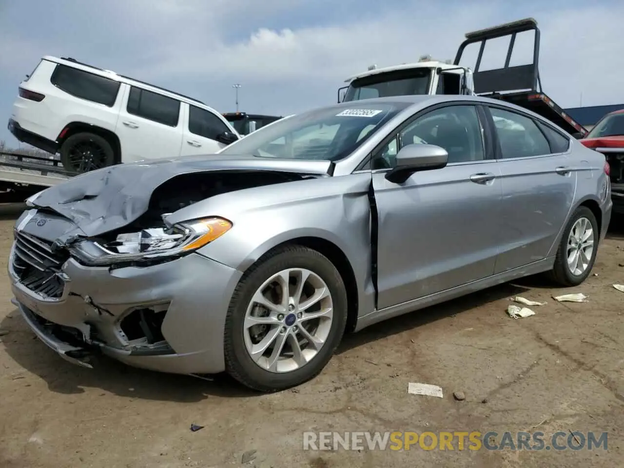 1 fotografías del automóvil dañado 3FA6P0HD4LR252325 FORD FUSION 2020