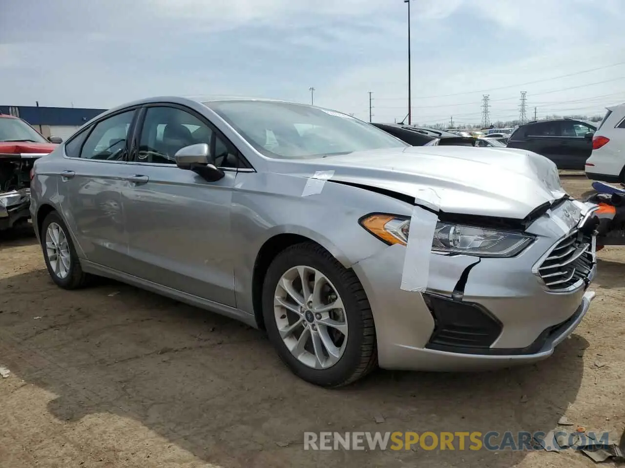 4 fotografías del automóvil dañado 3FA6P0HD4LR252325 FORD FUSION 2020