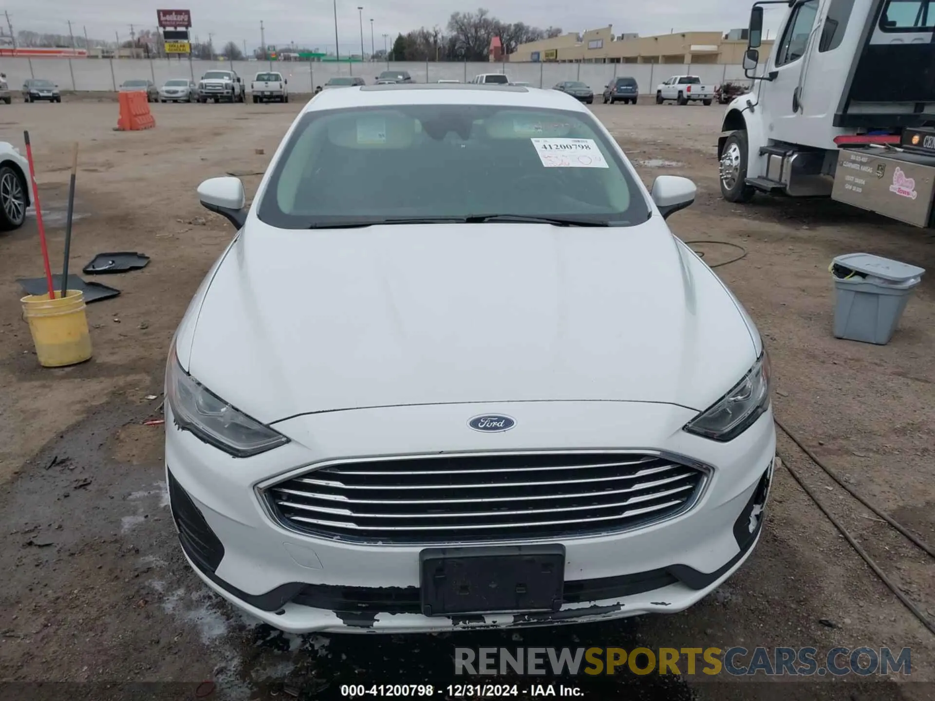 12 fotografías del automóvil dañado 3FA6P0HD5LR136325 FORD FUSION 2020