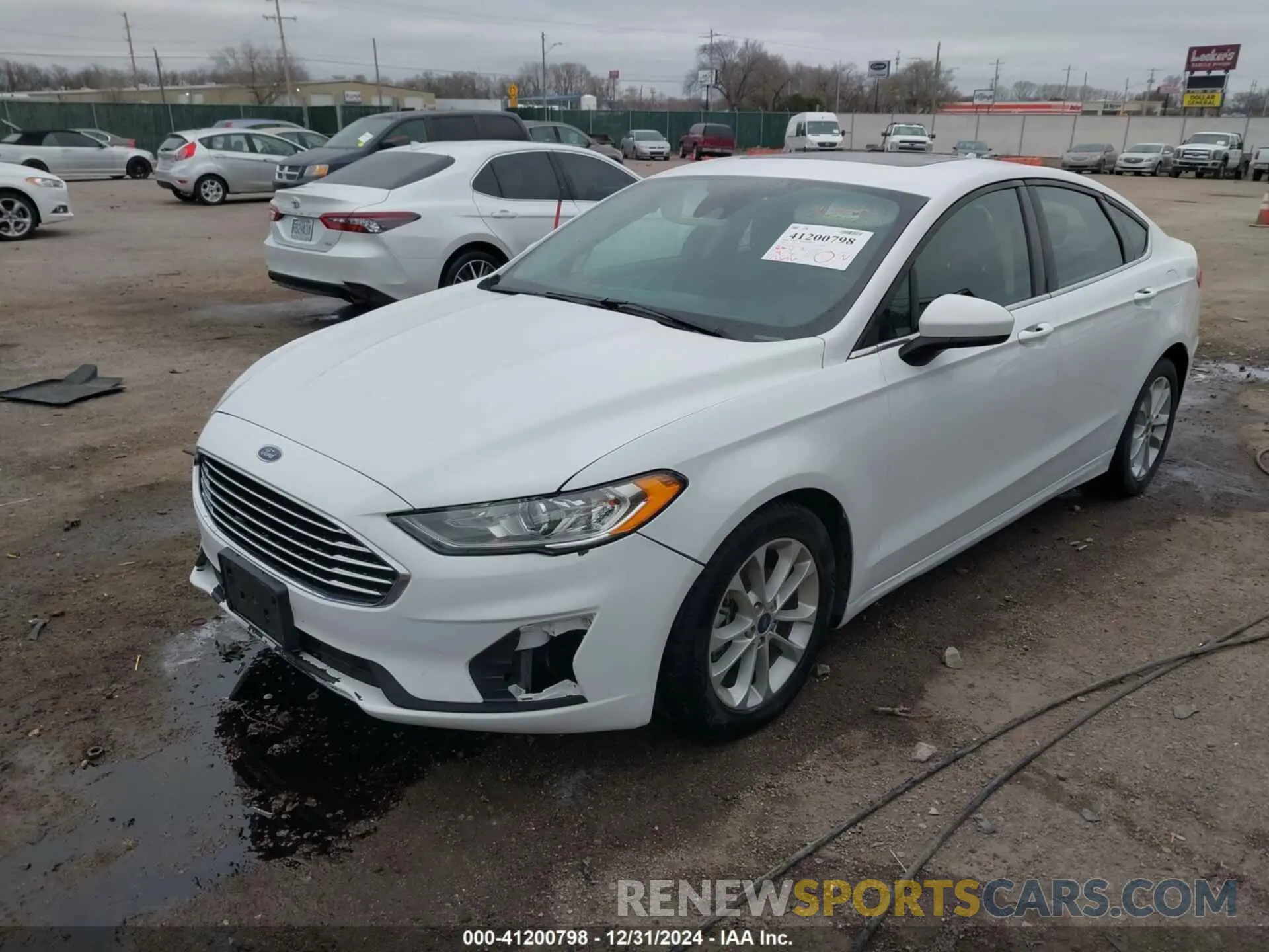 2 fotografías del automóvil dañado 3FA6P0HD5LR136325 FORD FUSION 2020