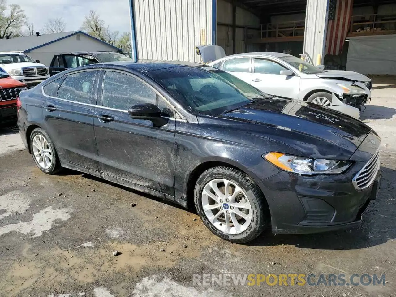 4 fotografías del automóvil dañado 3FA6P0HD5LR144537 FORD FUSION 2020