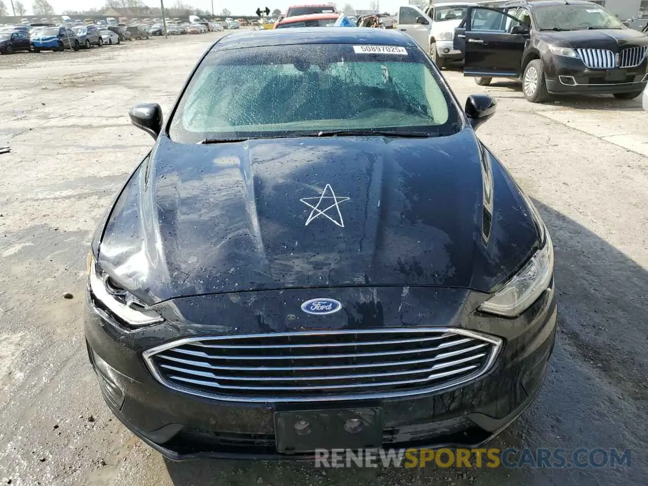 5 fotografías del automóvil dañado 3FA6P0HD5LR144537 FORD FUSION 2020
