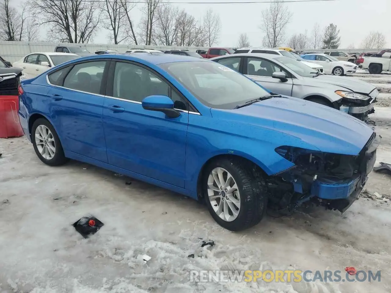 4 fotografías del automóvil dañado 3FA6P0HD5LR145963 FORD FUSION 2020