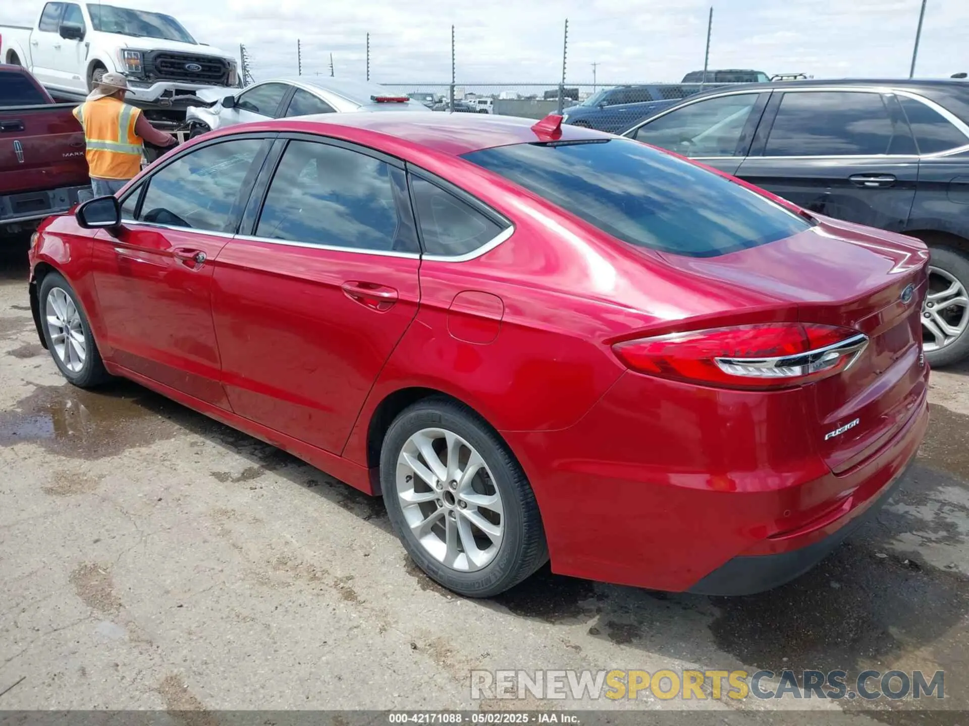 3 fotografías del automóvil dañado 3FA6P0HD5LR147857 FORD FUSION 2020
