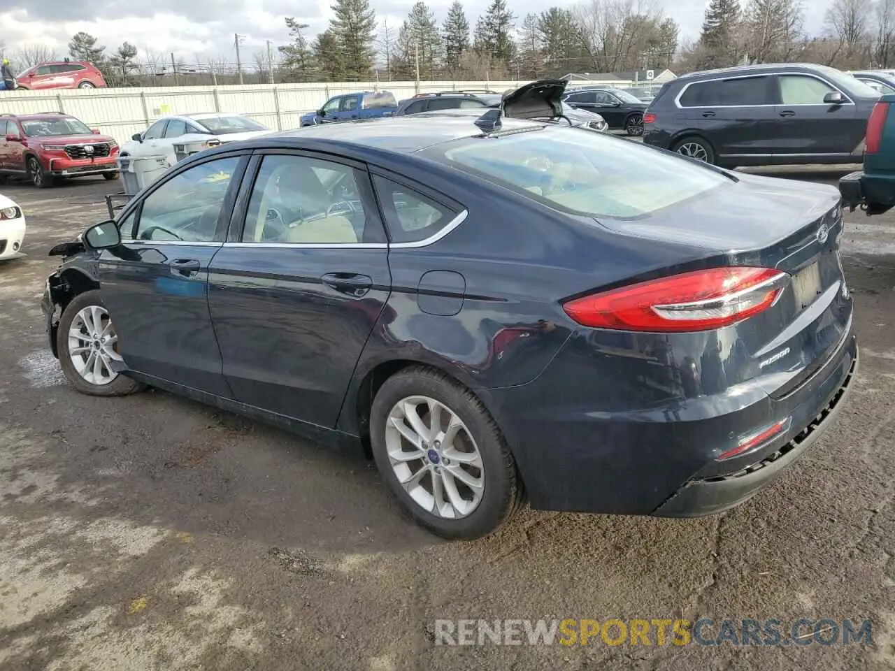 2 fotografías del automóvil dañado 3FA6P0HD5LR178445 FORD FUSION 2020