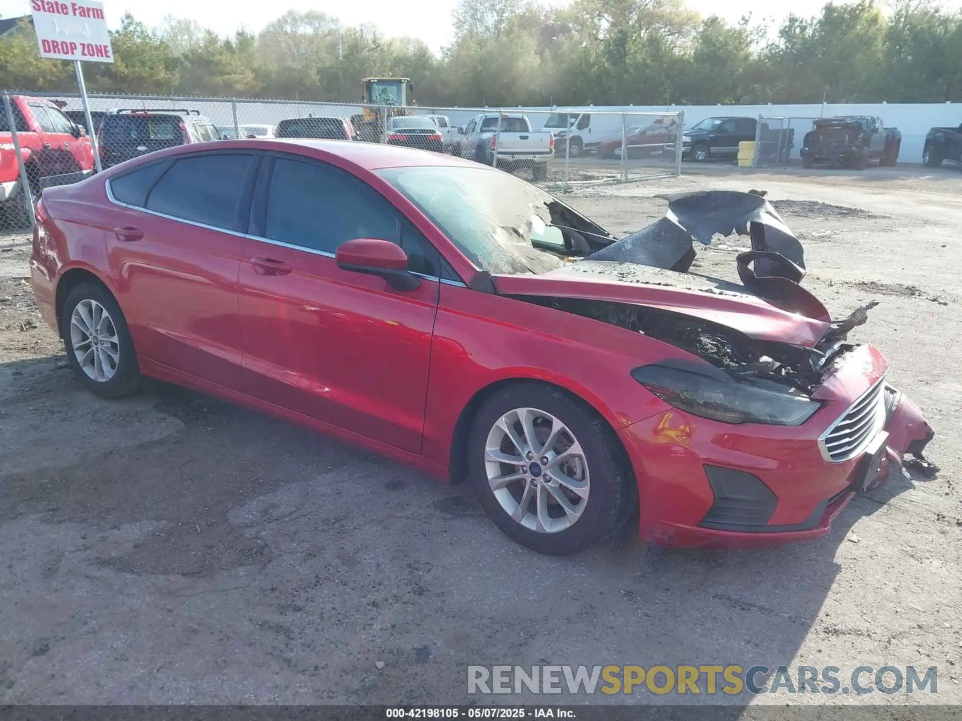 1 fotografías del automóvil dañado 3FA6P0HD5LR229457 FORD FUSION 2020
