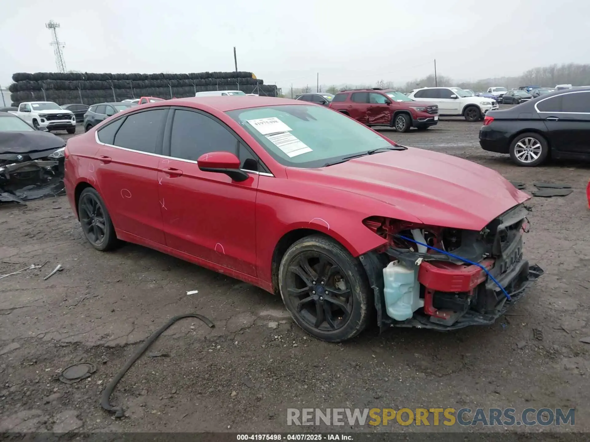1 fotografías del automóvil dañado 3FA6P0HD5LR229703 FORD FUSION 2020