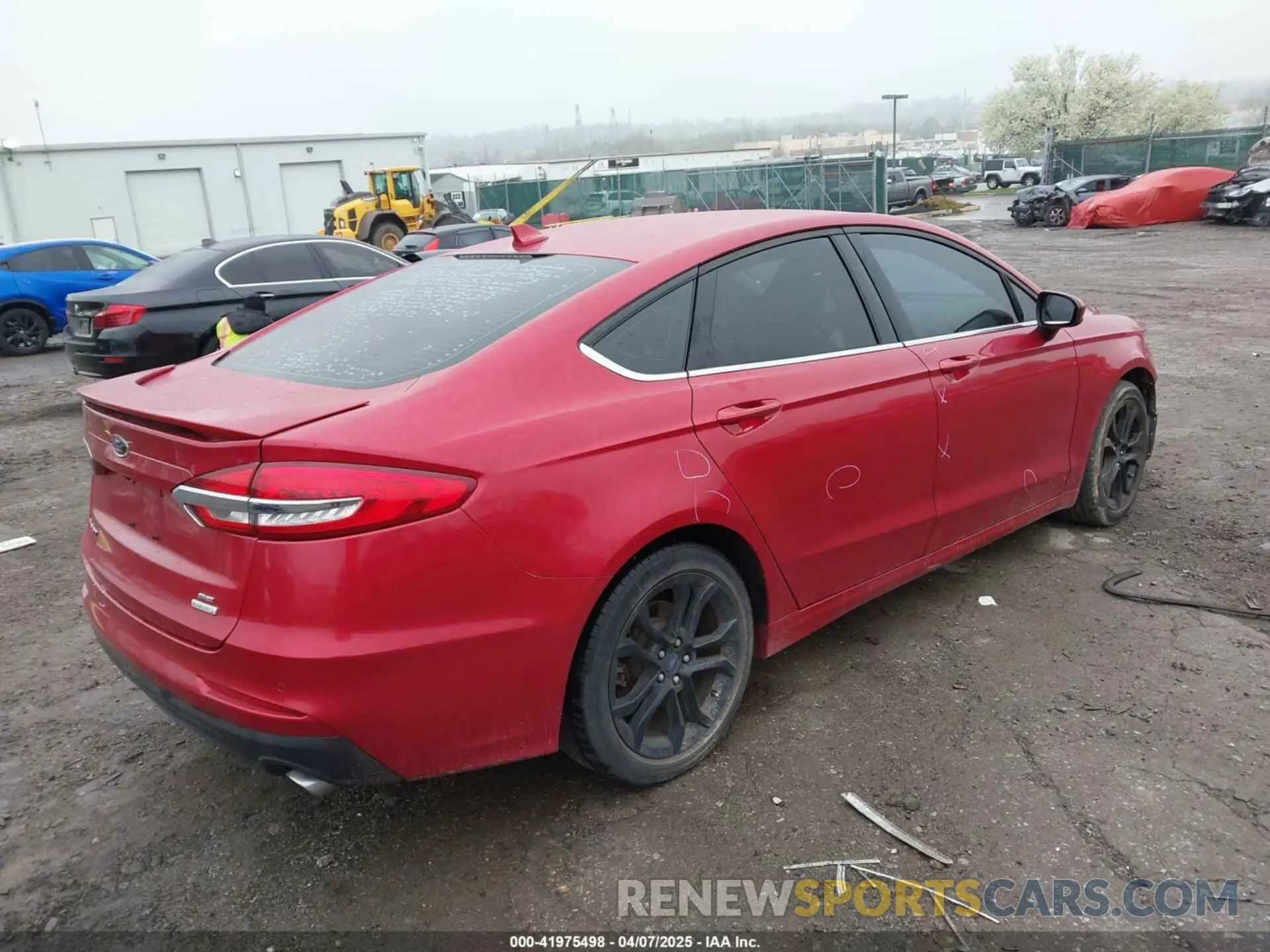 4 fotografías del automóvil dañado 3FA6P0HD5LR229703 FORD FUSION 2020