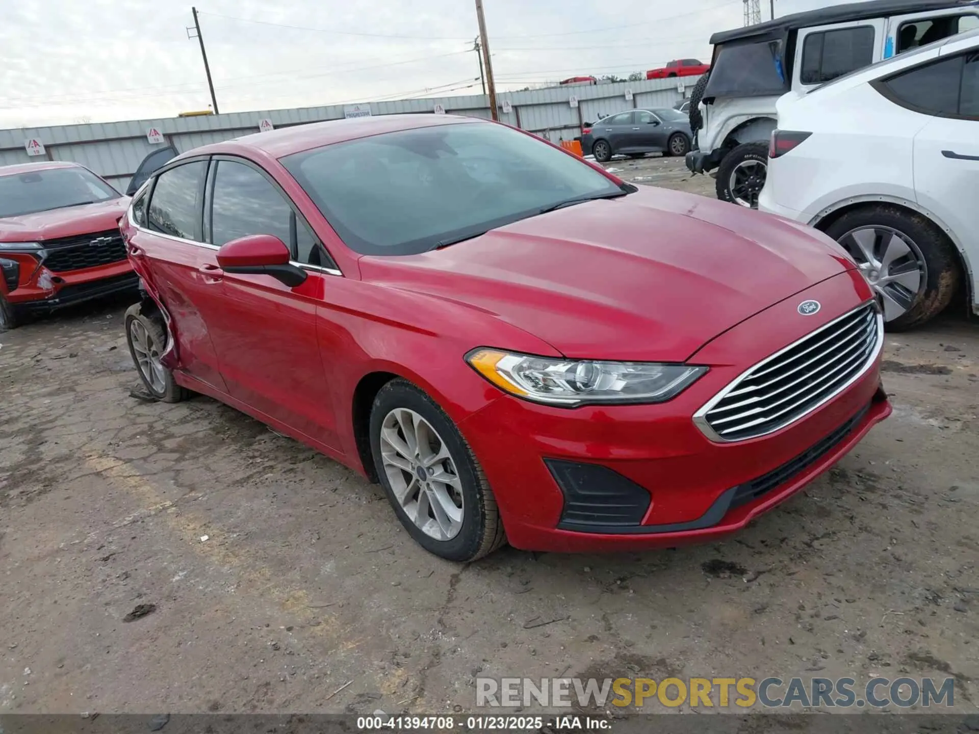 1 fotografías del automóvil dañado 3FA6P0HD5LR252186 FORD FUSION 2020