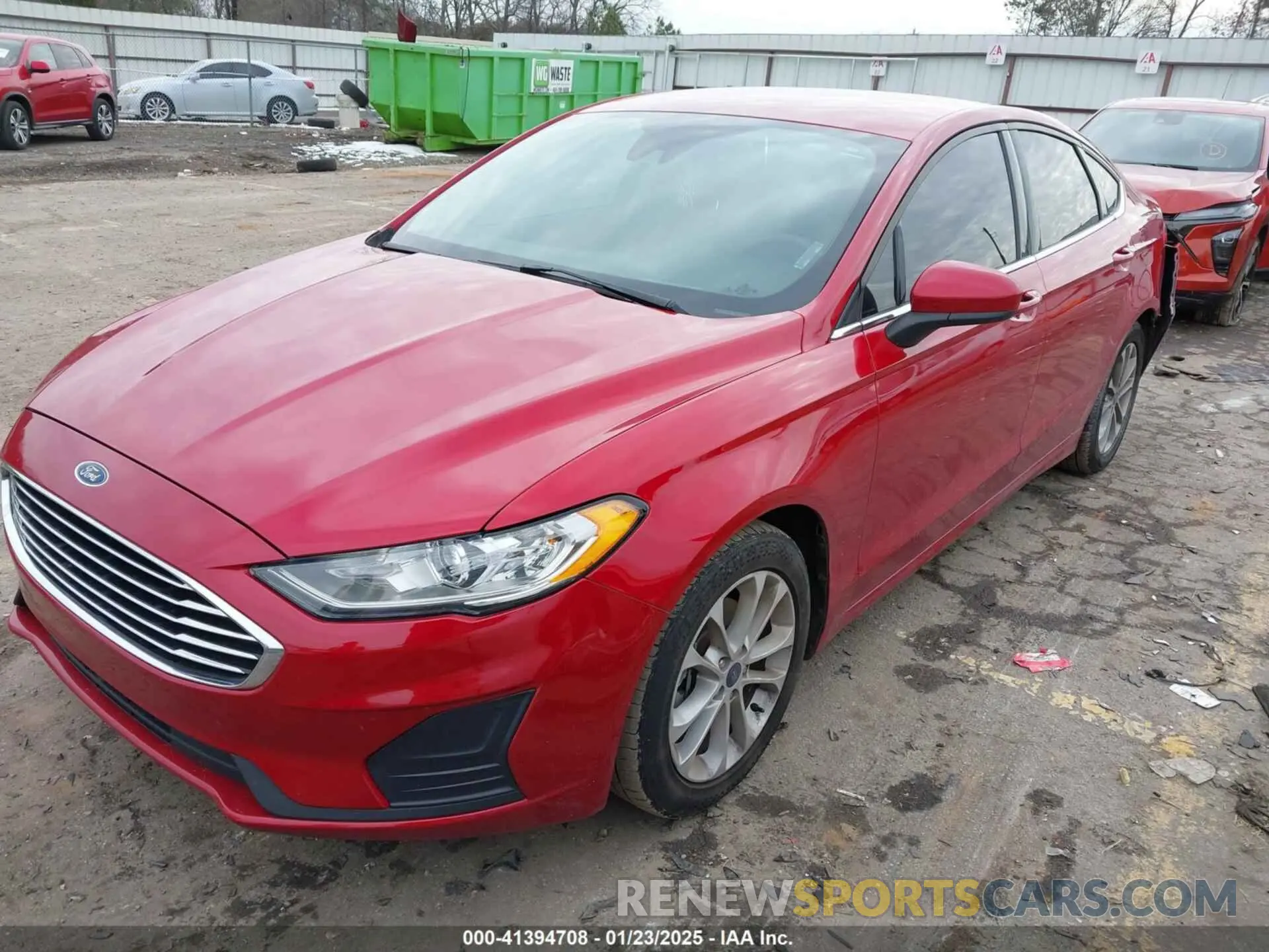 2 fotografías del automóvil dañado 3FA6P0HD5LR252186 FORD FUSION 2020