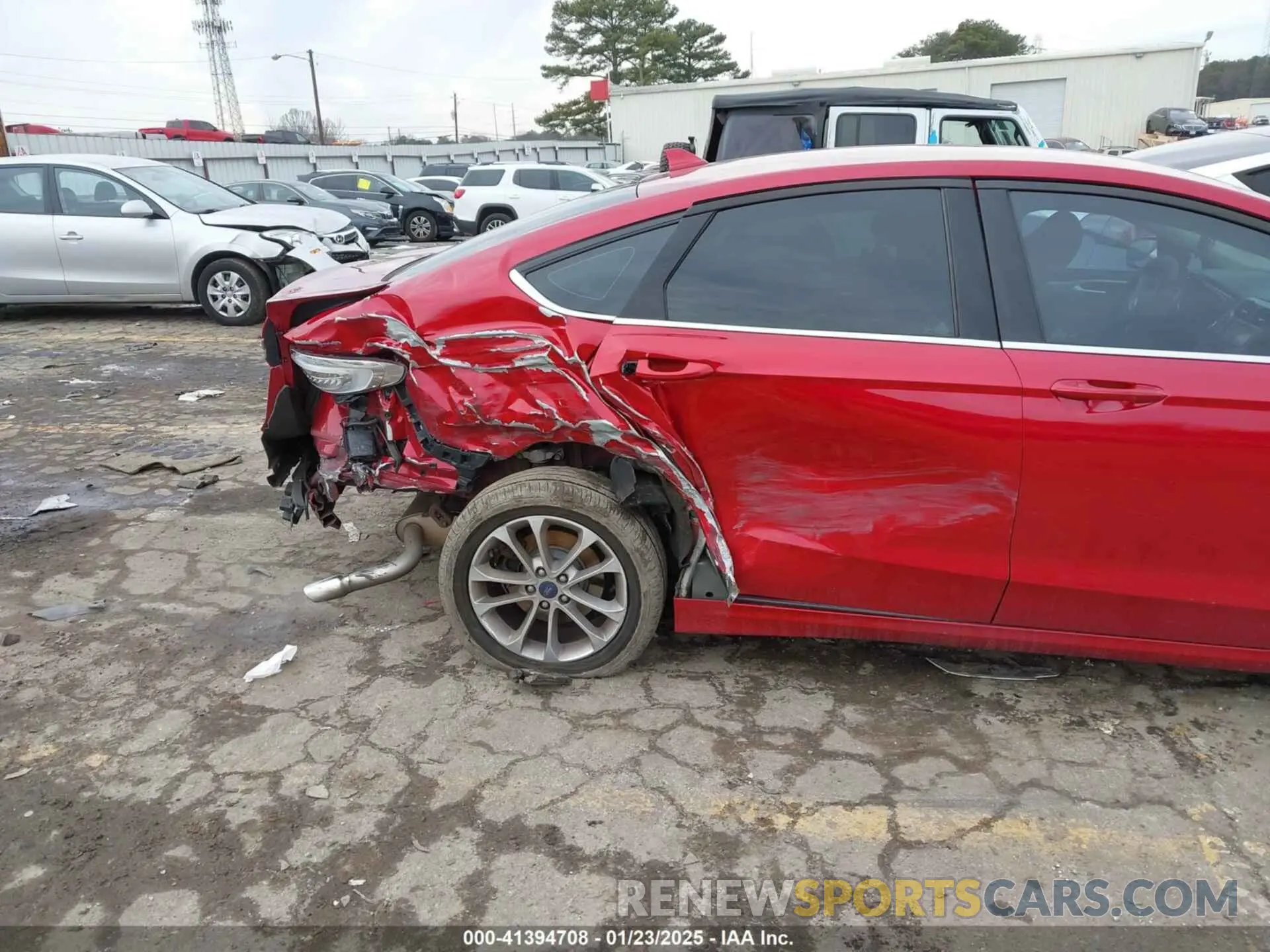 6 fotografías del automóvil dañado 3FA6P0HD5LR252186 FORD FUSION 2020