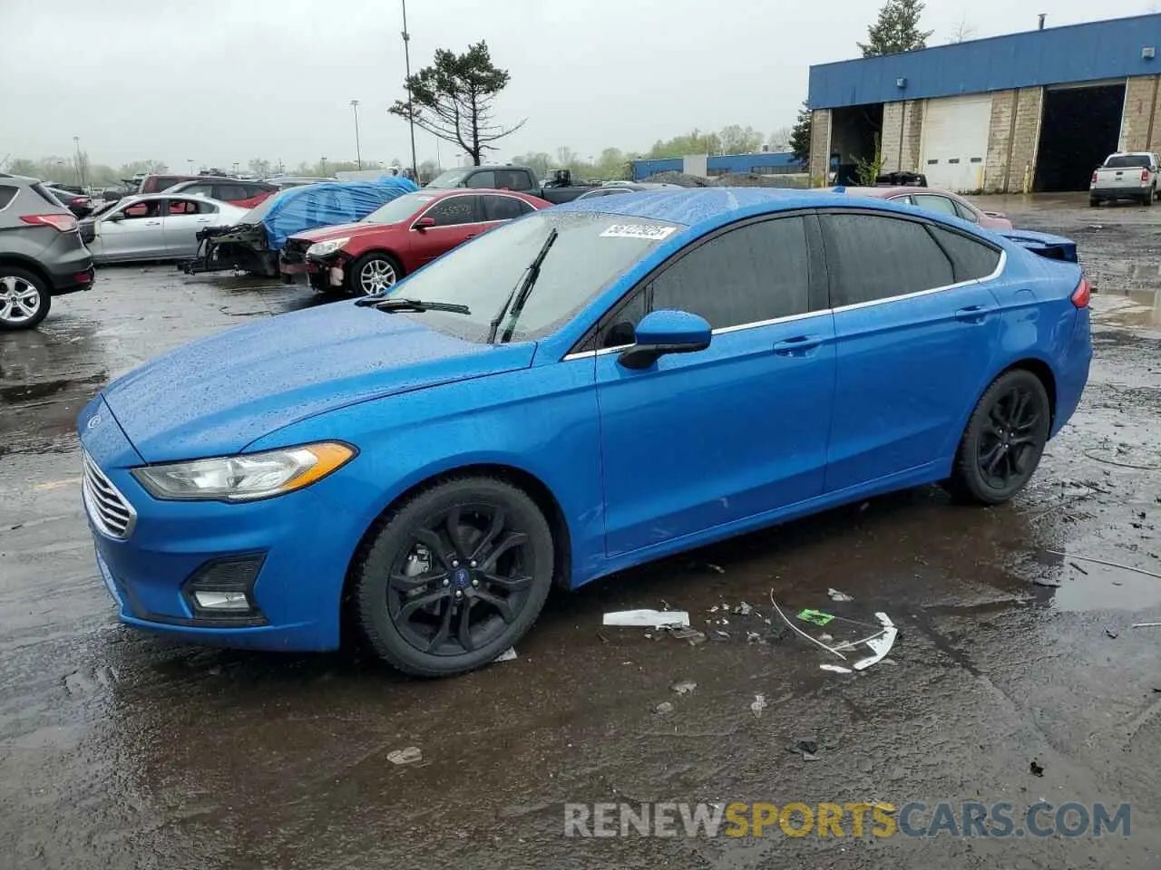 1 fotografías del automóvil dañado 3FA6P0HD5LR261633 FORD FUSION 2020