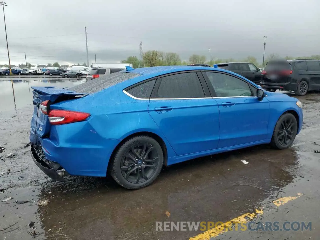 3 fotografías del automóvil dañado 3FA6P0HD5LR261633 FORD FUSION 2020
