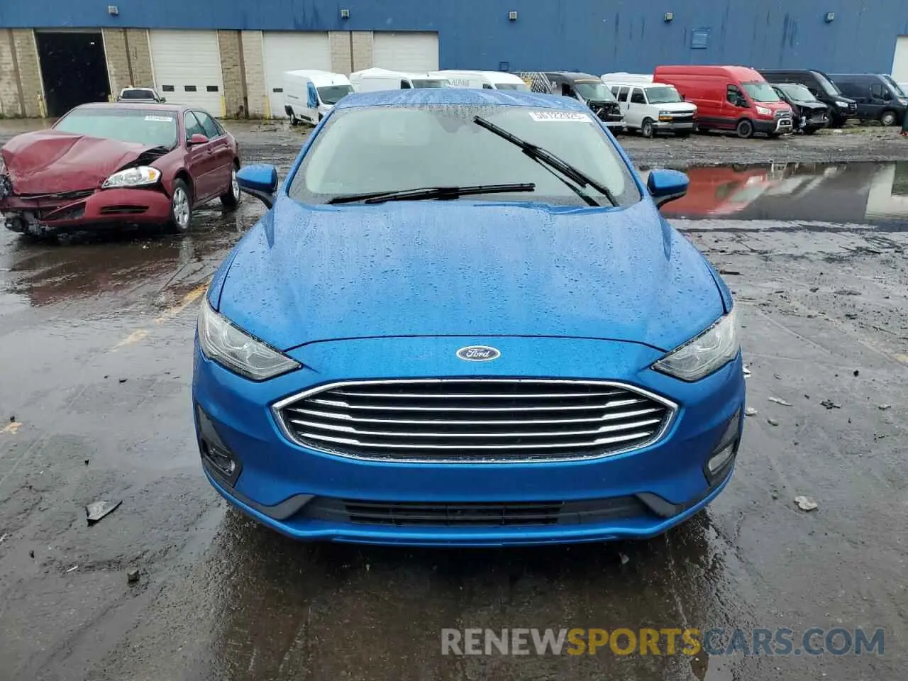 5 fotografías del automóvil dañado 3FA6P0HD5LR261633 FORD FUSION 2020