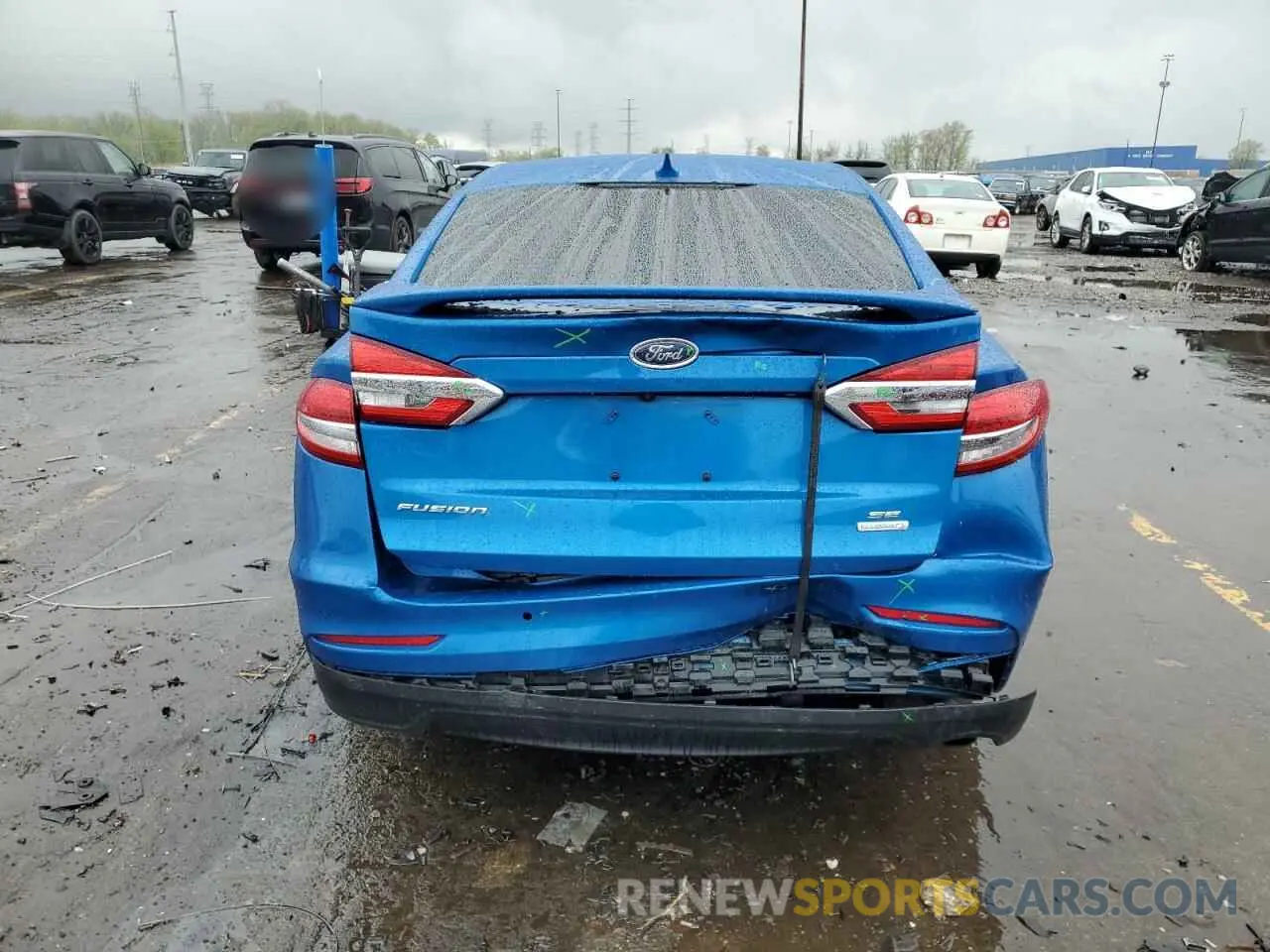 6 fotografías del automóvil dañado 3FA6P0HD5LR261633 FORD FUSION 2020